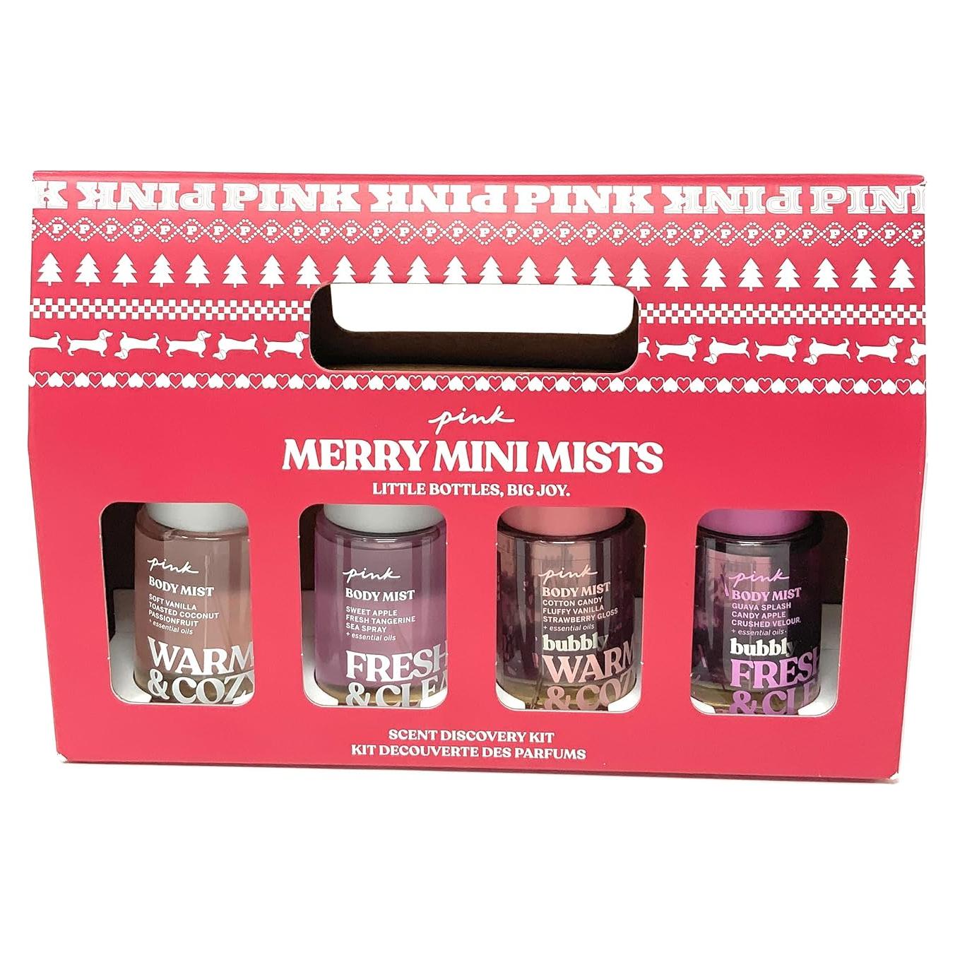 Conjunto de Regalo 4PC Merry Mini Mist Victoria's Secret PINK