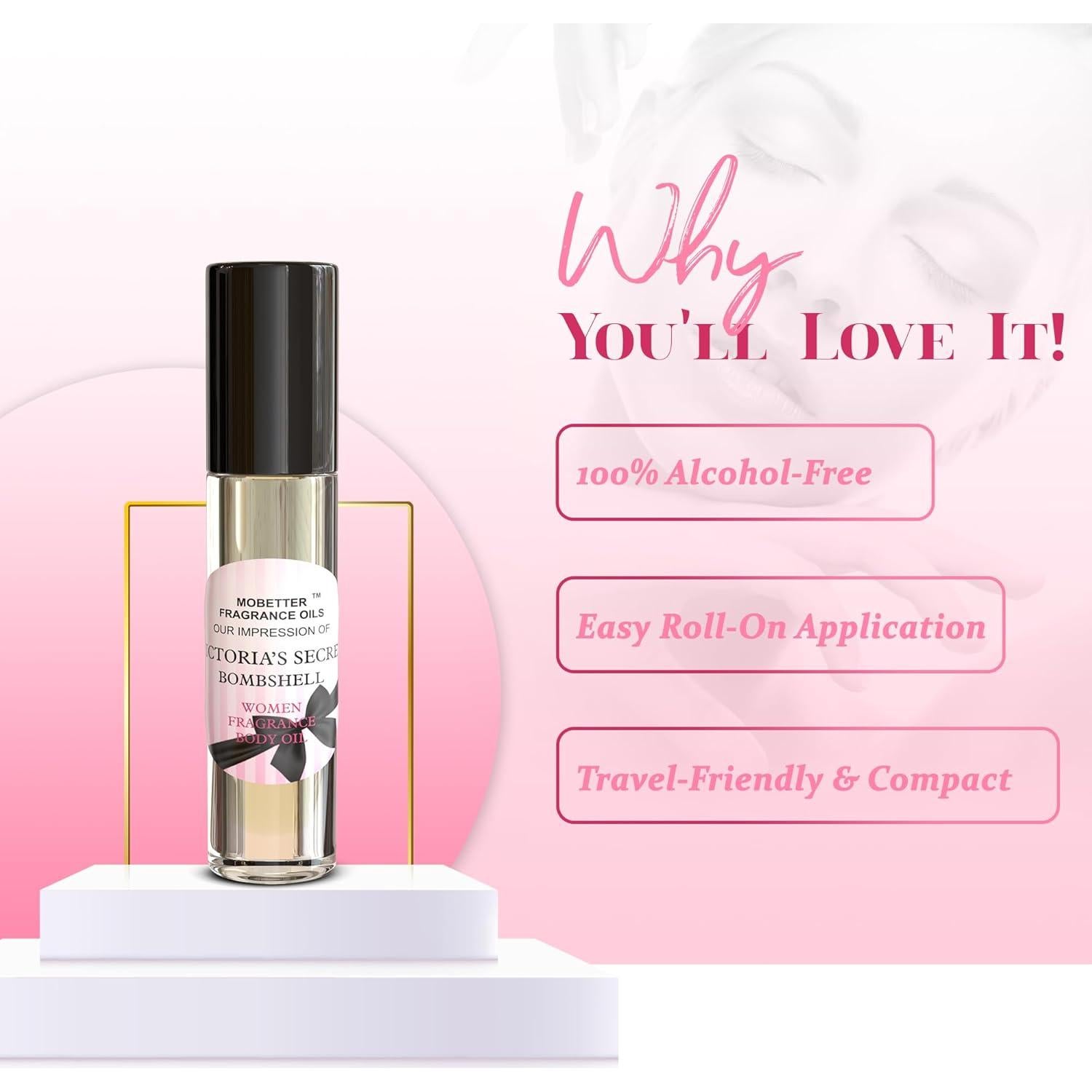 Aceite de Fragancia MoBetter Bombshell 22.96g - Puro y Duradero