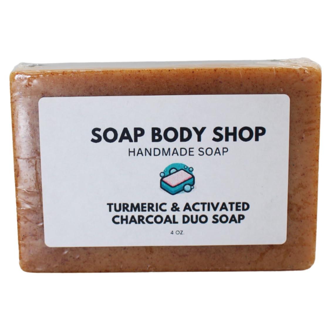 Jabón de Cúrcuma y Carbón Activado Soap Body Shop 113 g