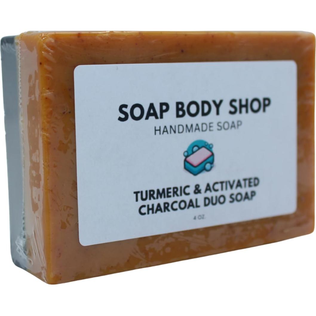 Jabón de Cúrcuma y Carbón Activado Soap Body Shop 113 g