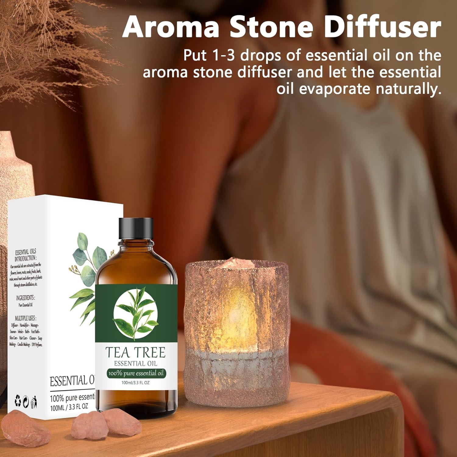 Aceite Esencial de Árbol de Té 100% Puro 97.6 ml para Aromaterapia