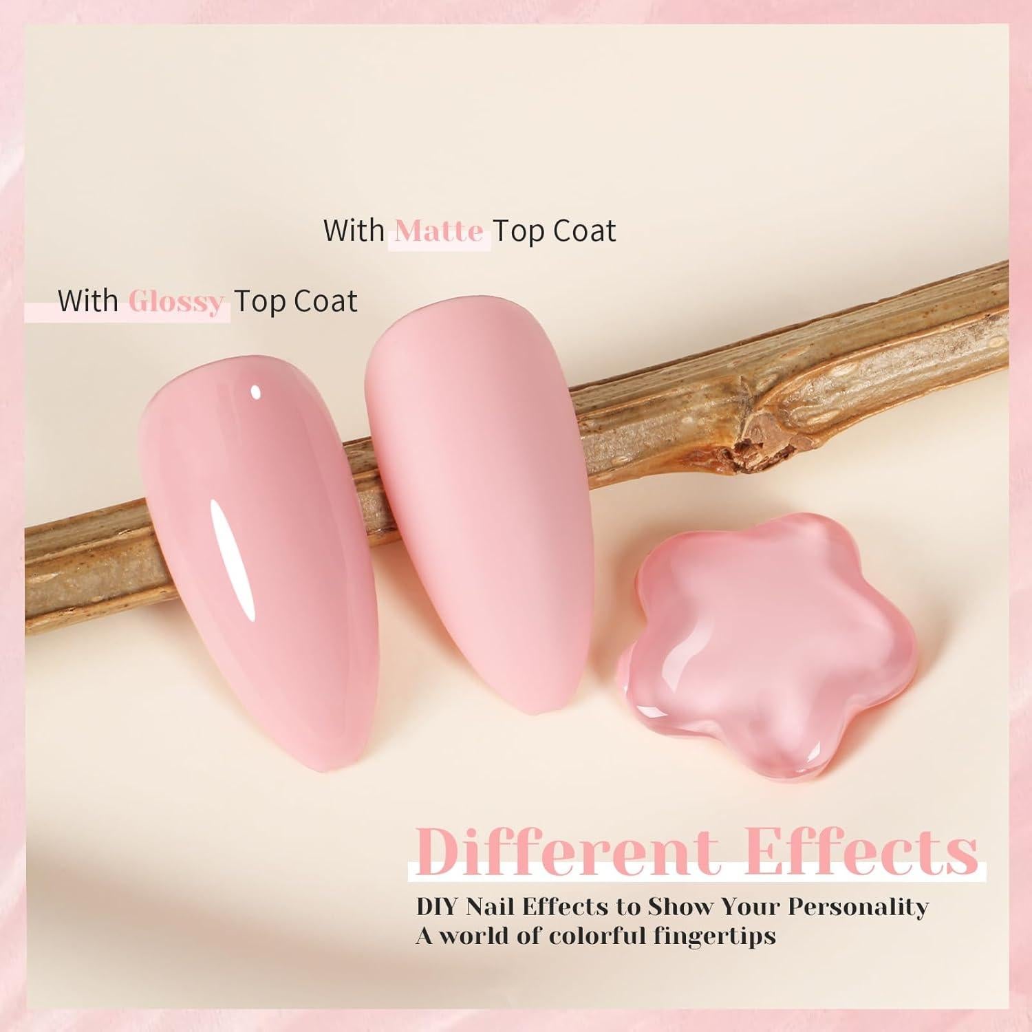 Esmalte de Uñas Gel Rosa Bailarina TUTUYU 15 ml Ecológico