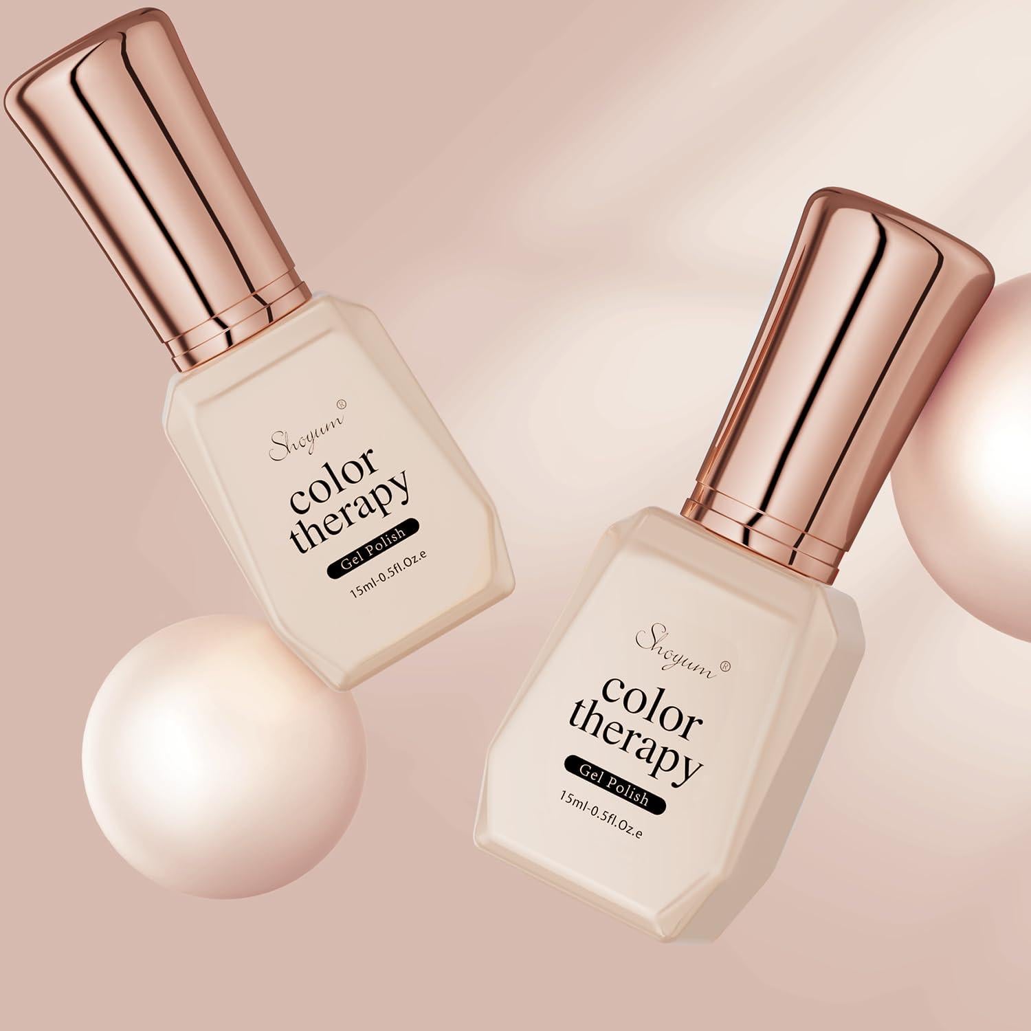 Esmalte de Uñas Gel Rosa Nude 15ml ShoYum - Transparente Natural