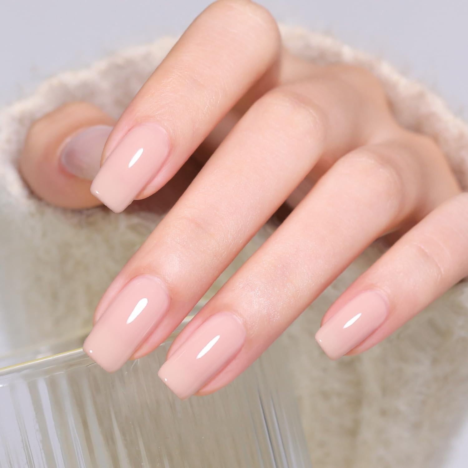 Esmalte de Uñas Gel Rosa Nude 15ml ShoYum - Transparente Natural