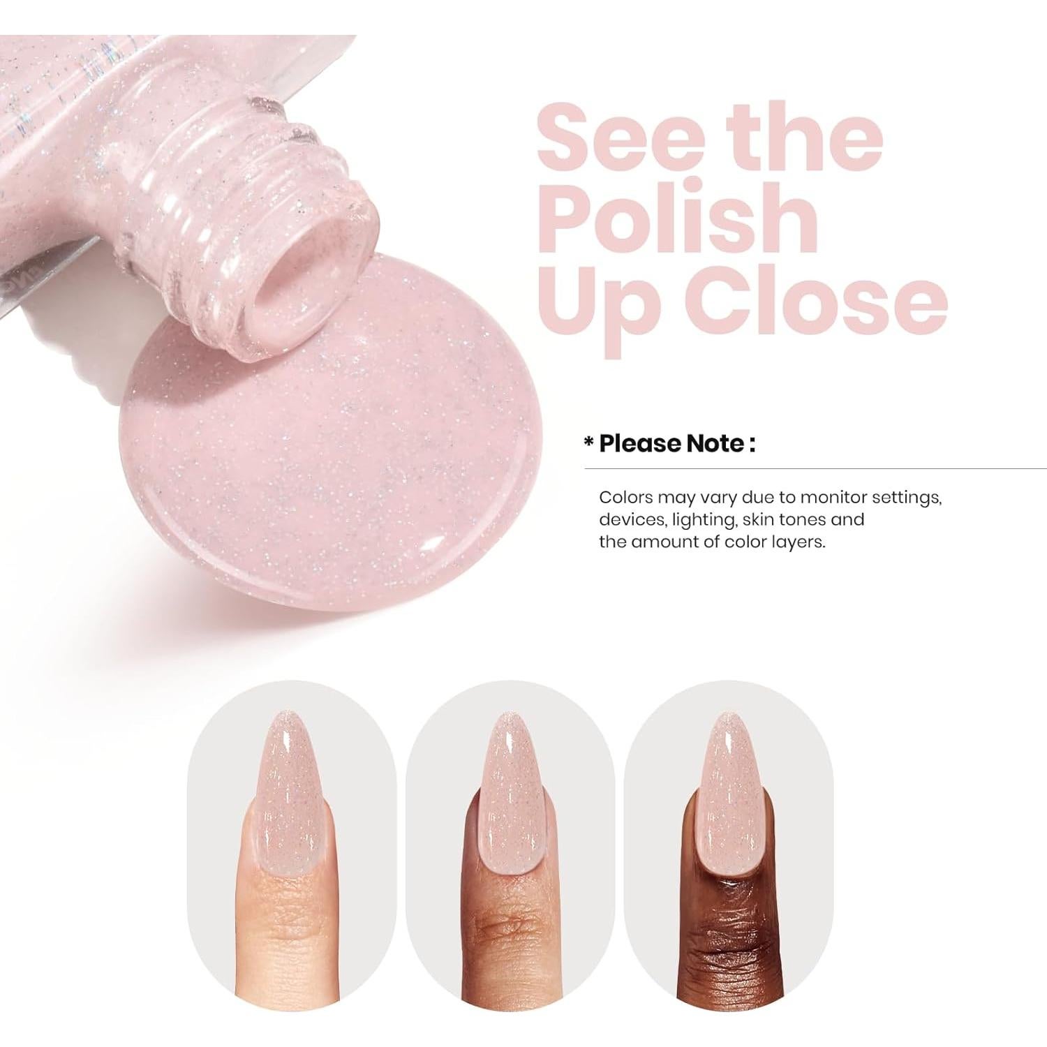 Esmalte Endurecedor de Uñas Beetles 15ml Rosa Soñado Haze