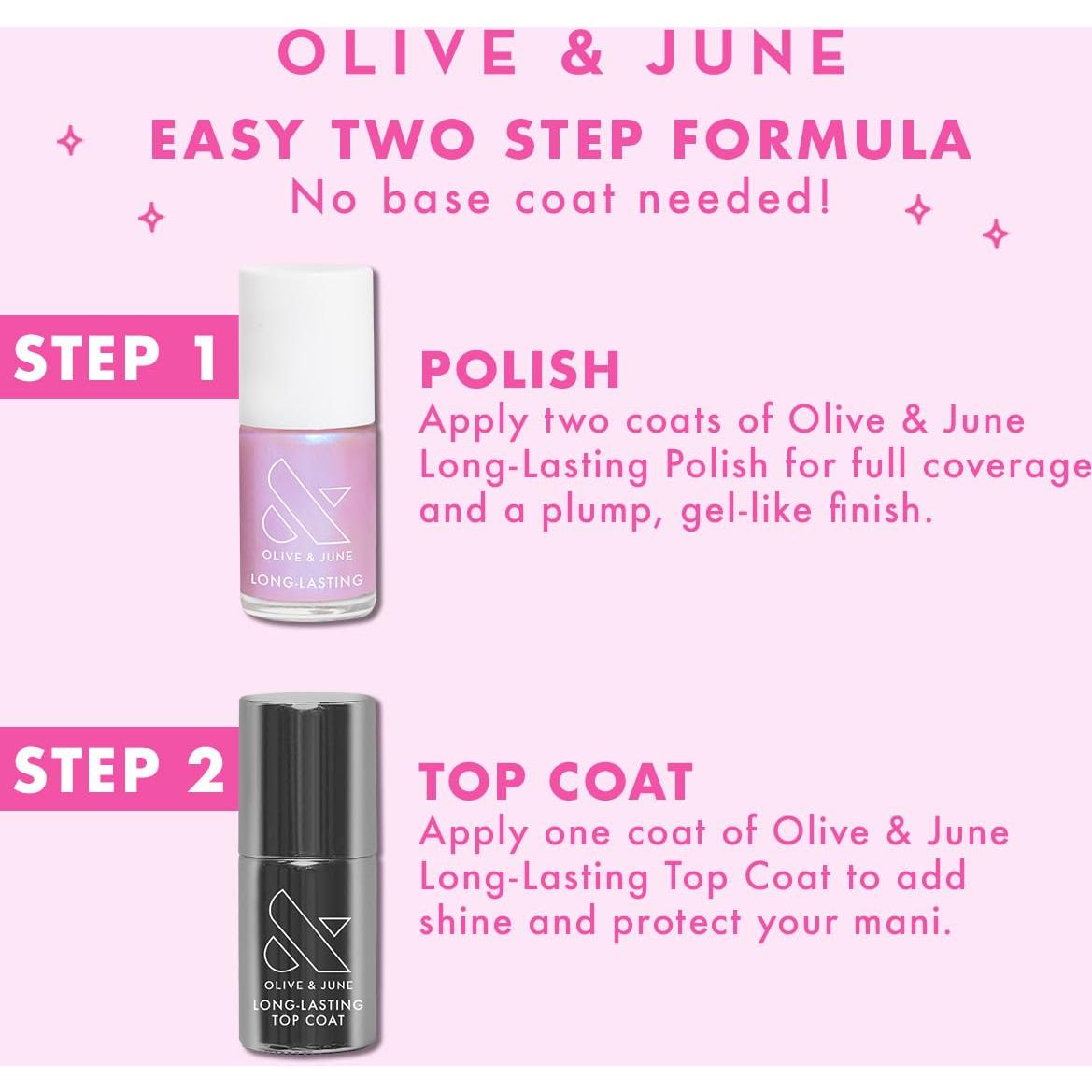 Esmalte de Uñas Olive & June Scone de Fresa 15-Free 15ml