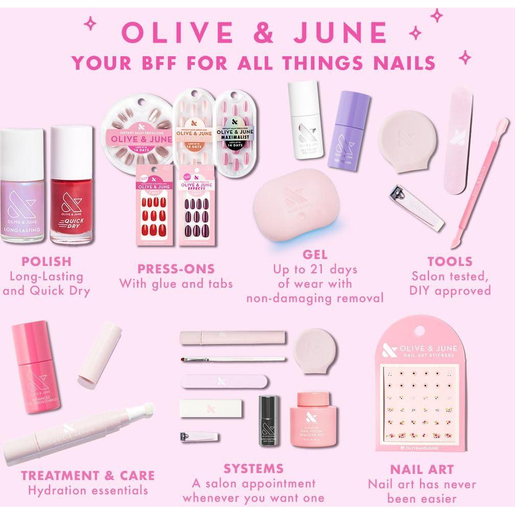 Esmalte de Uñas Olive & June Scone de Fresa 15-Free 15ml