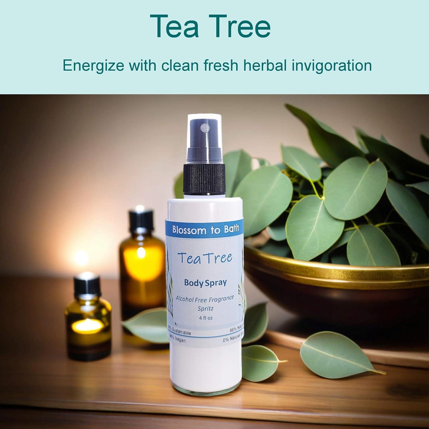 Spray Corporal de Árbol de Té Flowersong 118 ml - Sin Alcohol