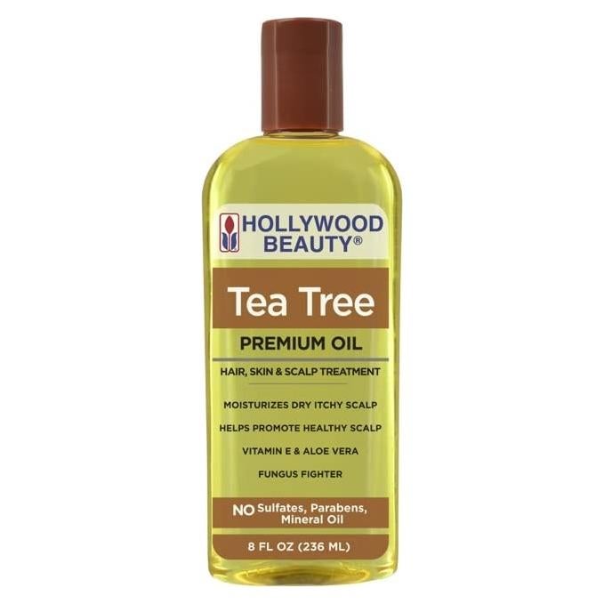 Tratamiento Capilar Aceite de Árbol de Té Hollywood Beauty 236 ml