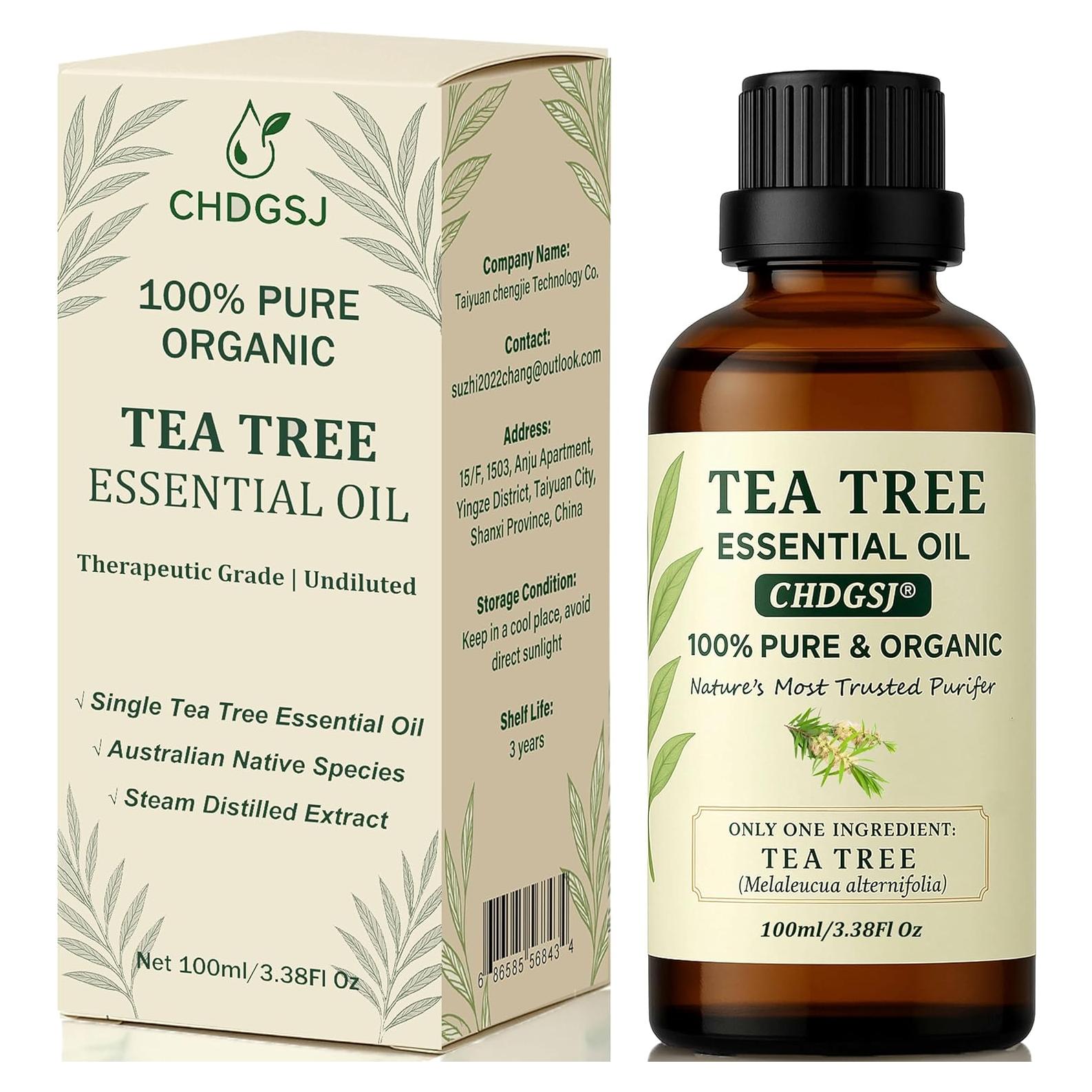 Aceite Esencial de Árbol de Té Puro CHDGSJ 95.5g - Orgánico
