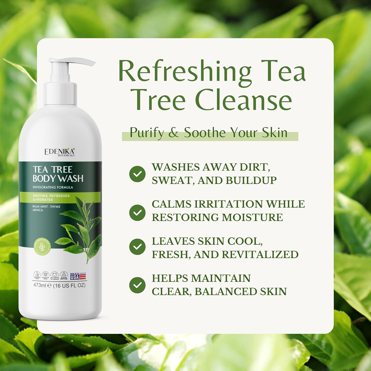 Jabón Corporal Orgánico Kessep 473 ml - Aceite de Árbol de Té