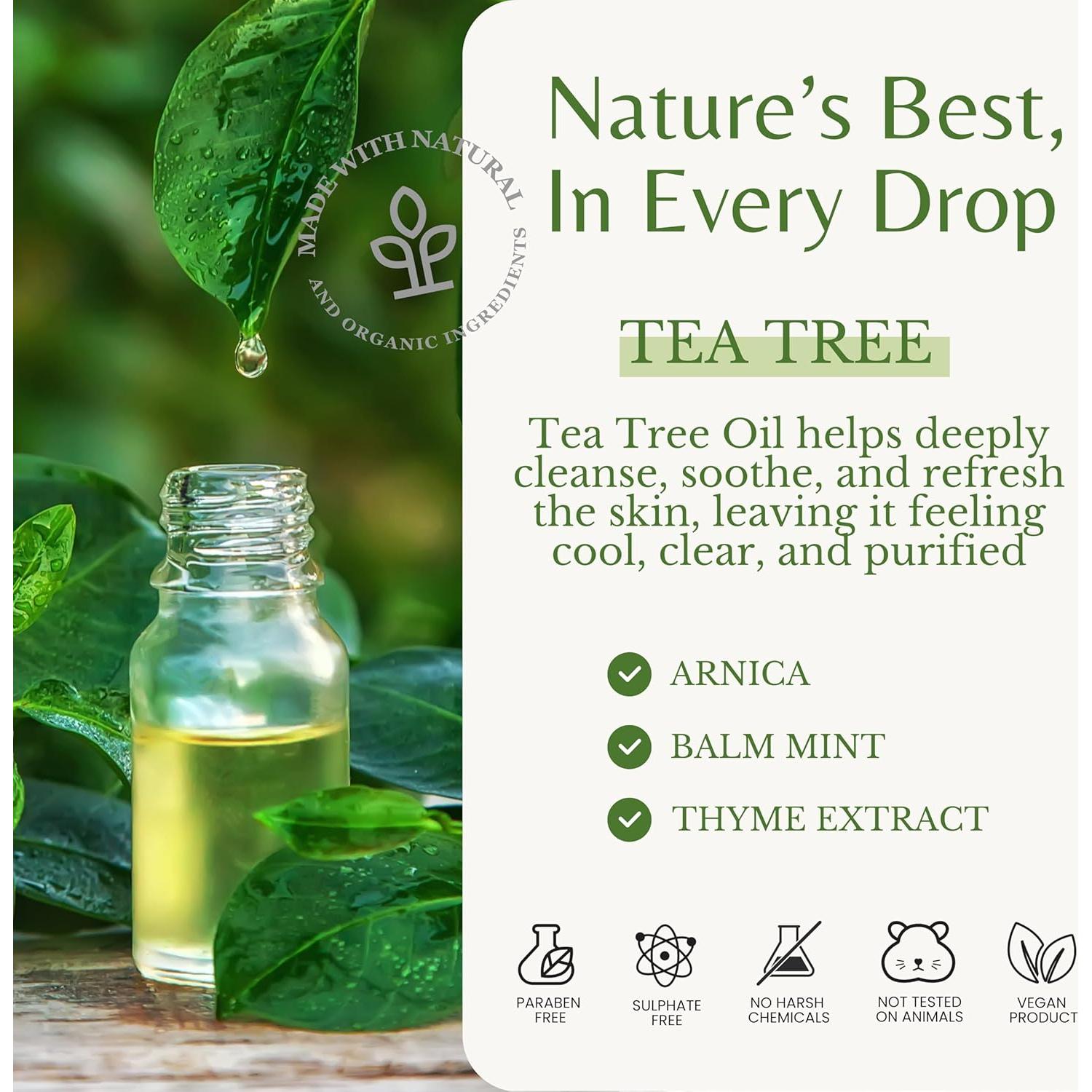 Jabón Corporal Orgánico Kessep 473 ml - Aceite de Árbol de Té