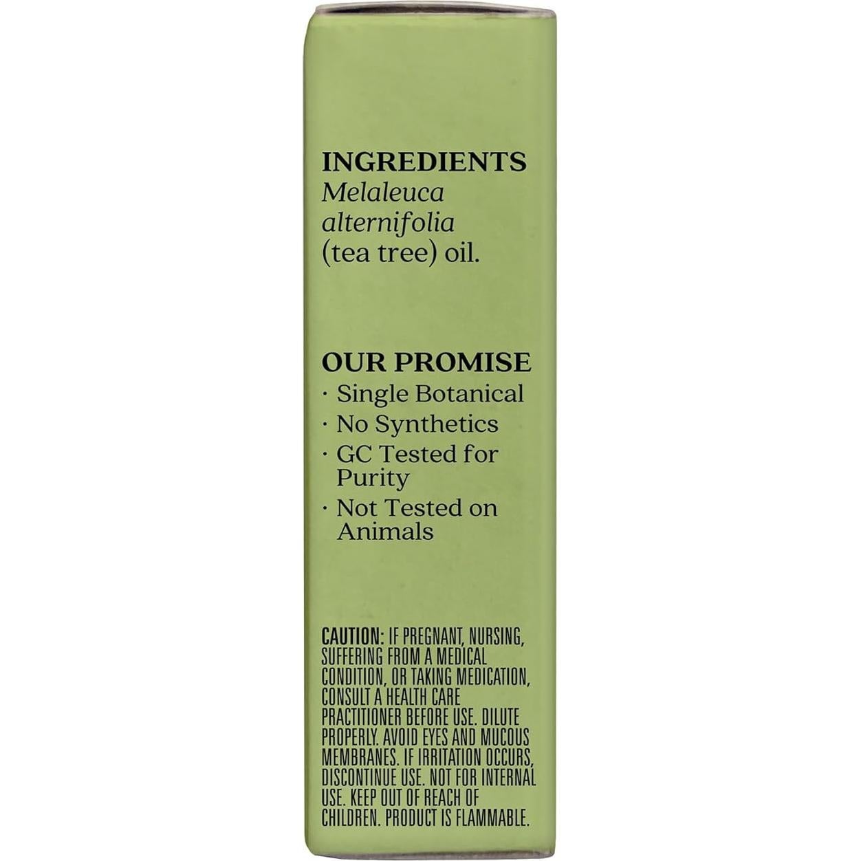 Aura Cacia Aceite Esencial de Árbol de Té 15 ml Puro Grado Terapéutico