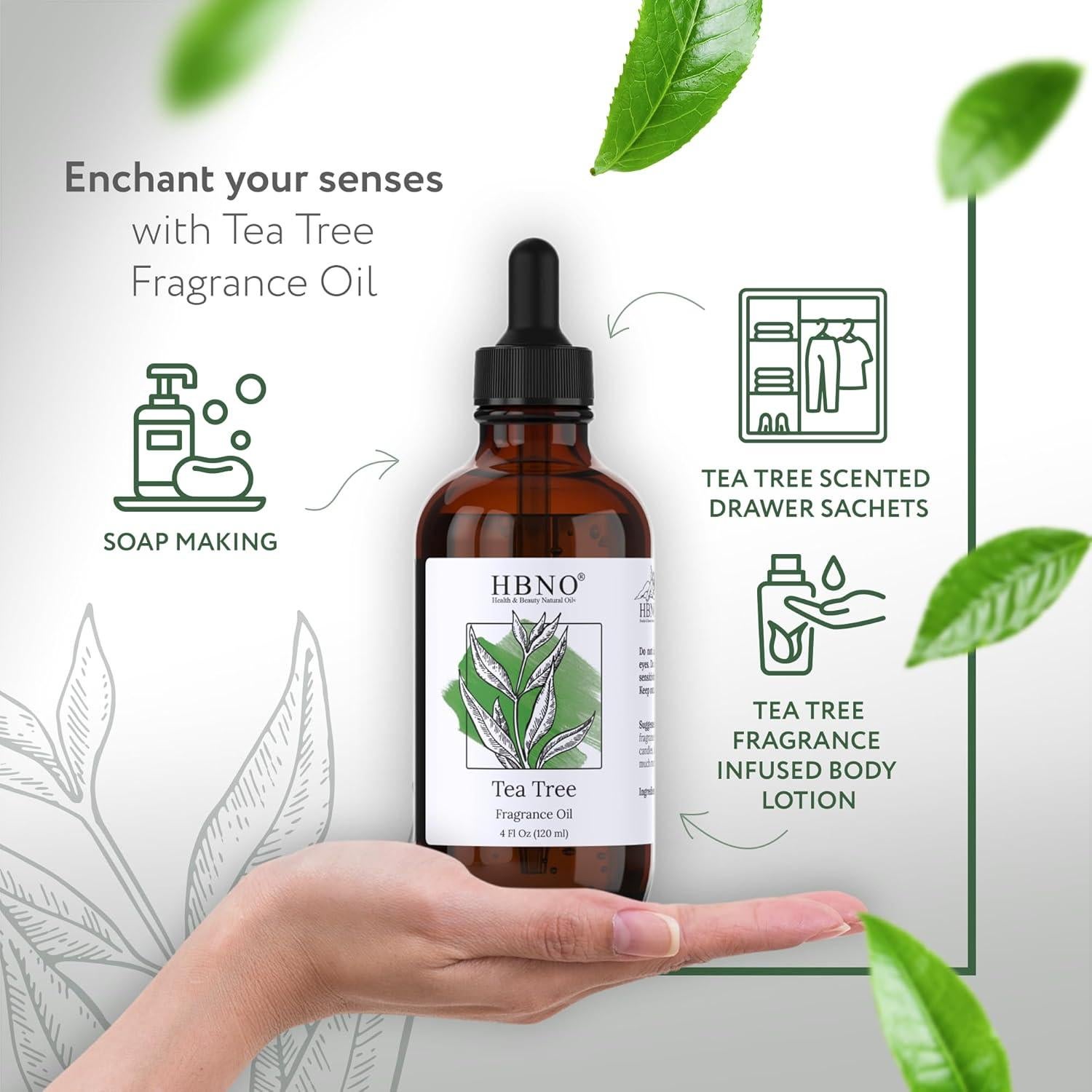 Aceite de Fragancia de Árbol de Té HBNO 120ml - Premium