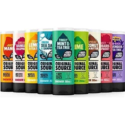 Gel de Ducha Original Source Menta y Árbol de Té 250ml - 6 Unidades