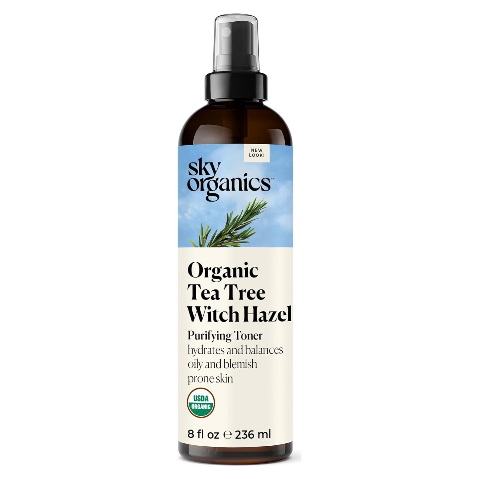 Tónico Facial Purificante Orgánico Sky Organics 236 ml