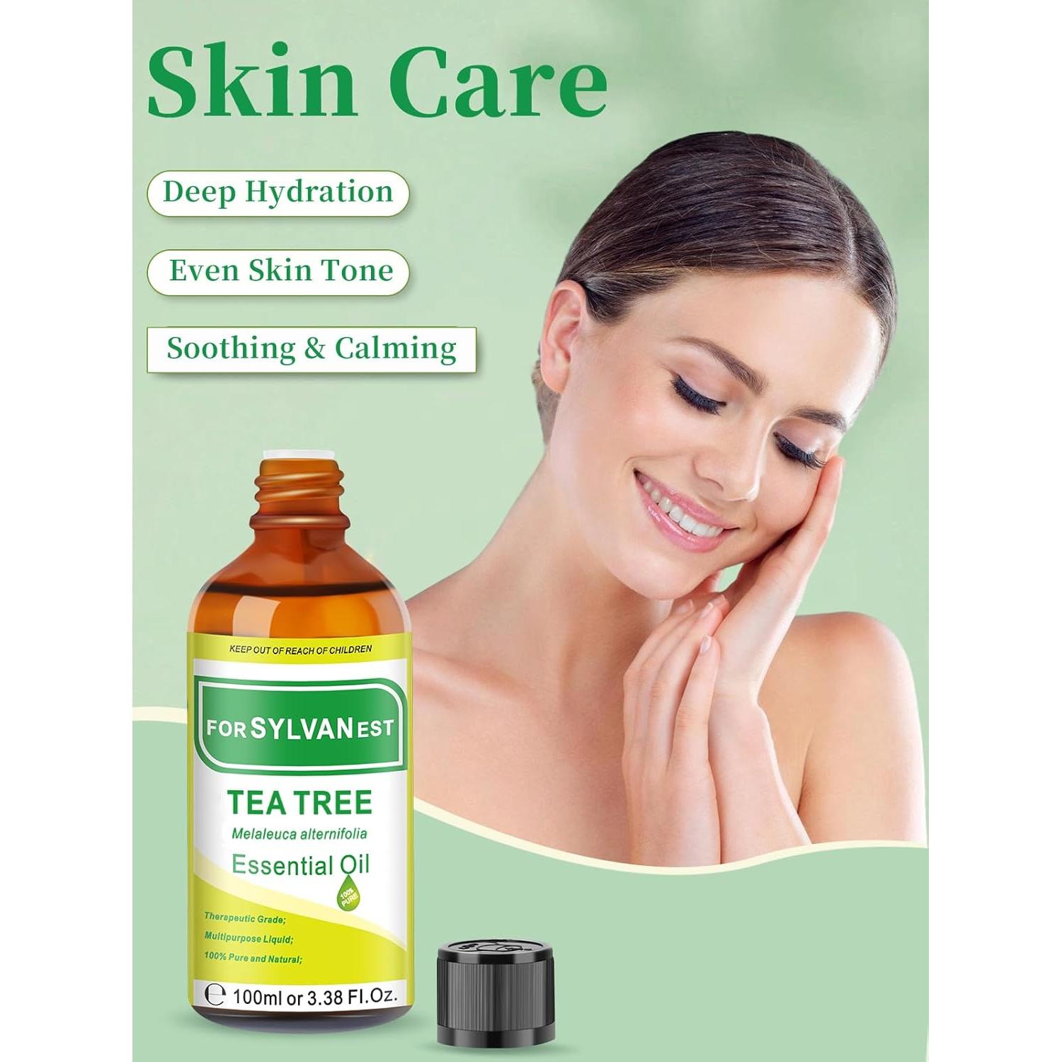 Aceite Esencial de Árbol de Té 100ml FORSYLVANEST Puro Natural