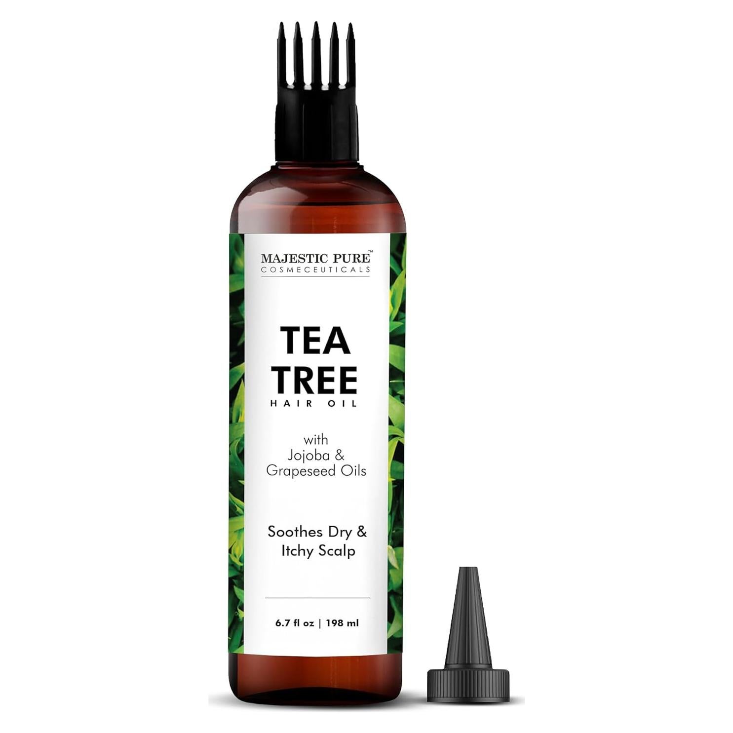 Aceite de Árbol de Té Majestic Pure 198.4 ml - Fortalecedor Capilar