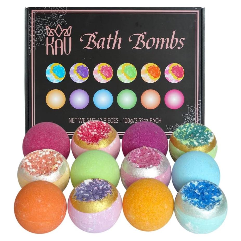 Set de 12 Bombas de Baño Geode KAV Enterprises - Orgánicas