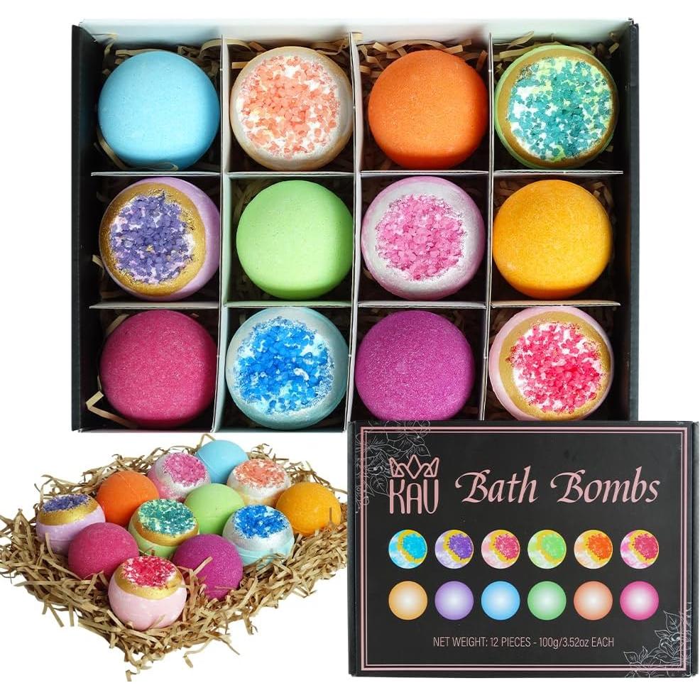 Set de 12 Bombas de Baño Geode KAV Enterprises - Orgánicas