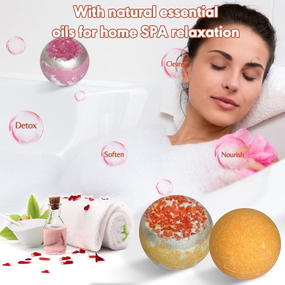 Set de 12 Bombas de Baño Geode KAV Enterprises - Orgánicas