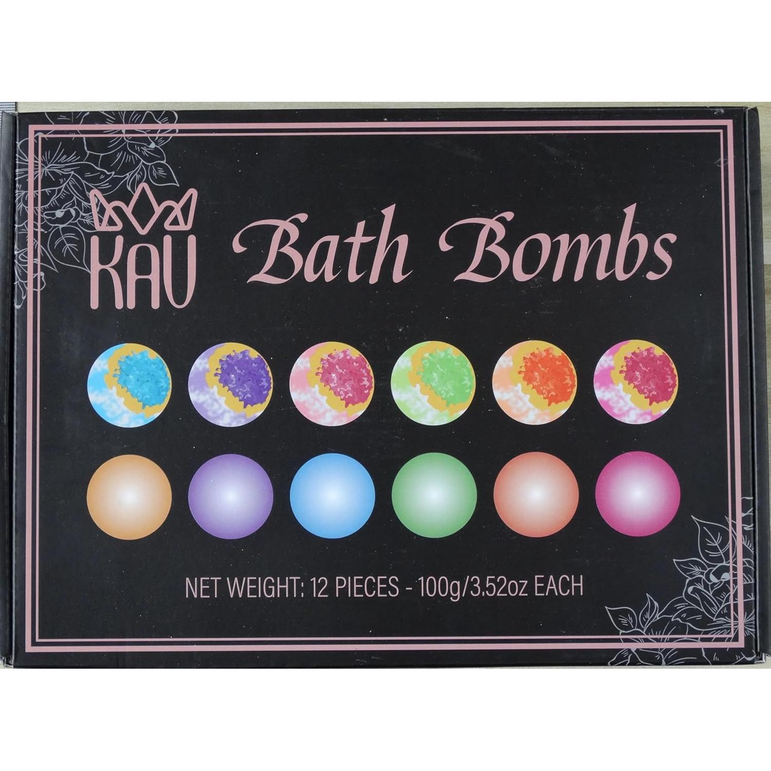 Set de 12 Bombas de Baño Geode KAV Enterprises - Orgánicas