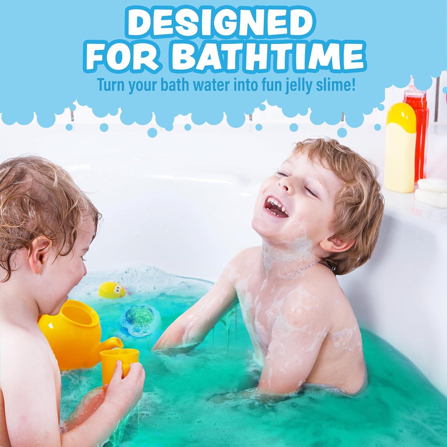 Bombas de Baño Tub Works, 6 Unidades de Gelatina No Tóxicas