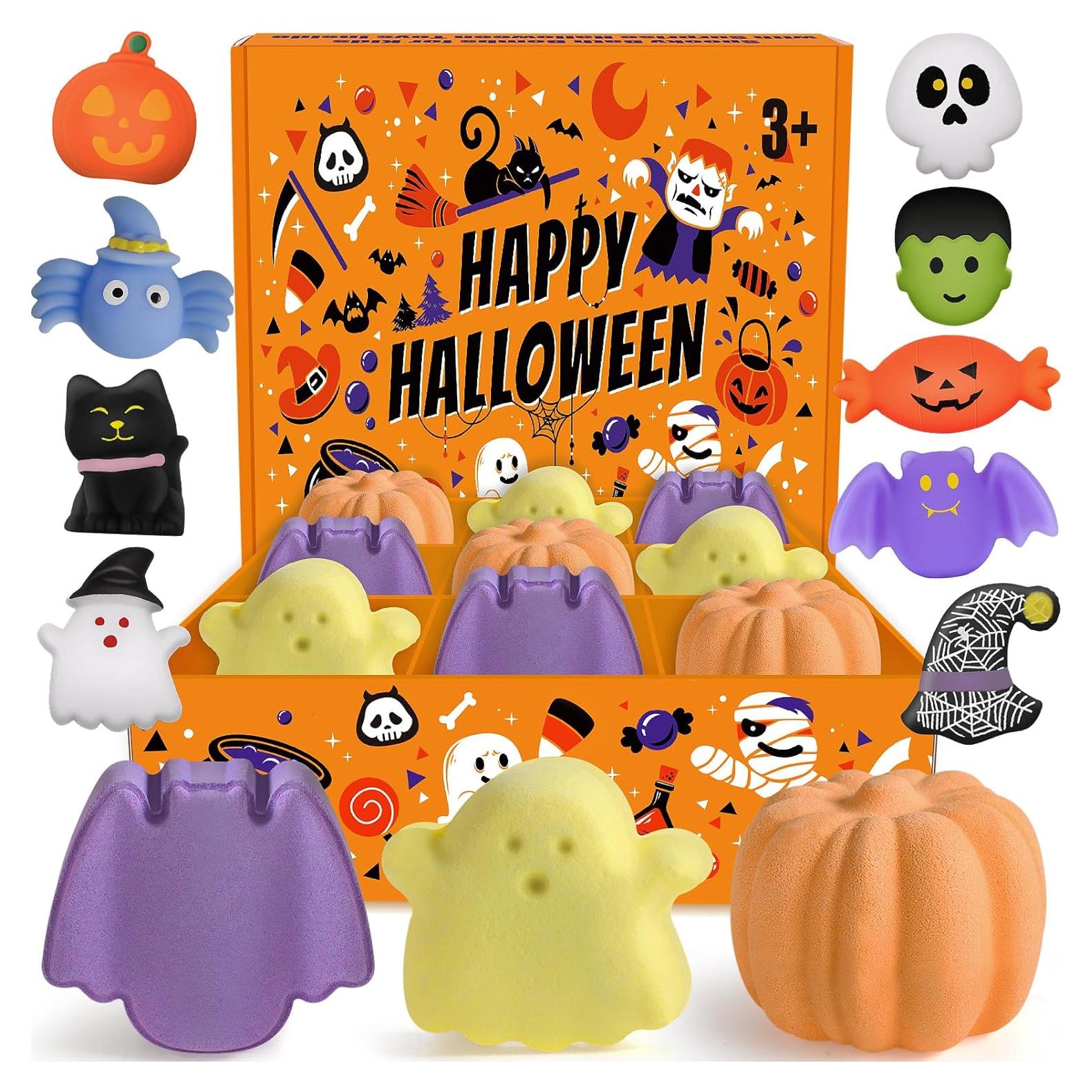 Paquete de 9 Bombas de Baño Halloween Duchong con Juguetes