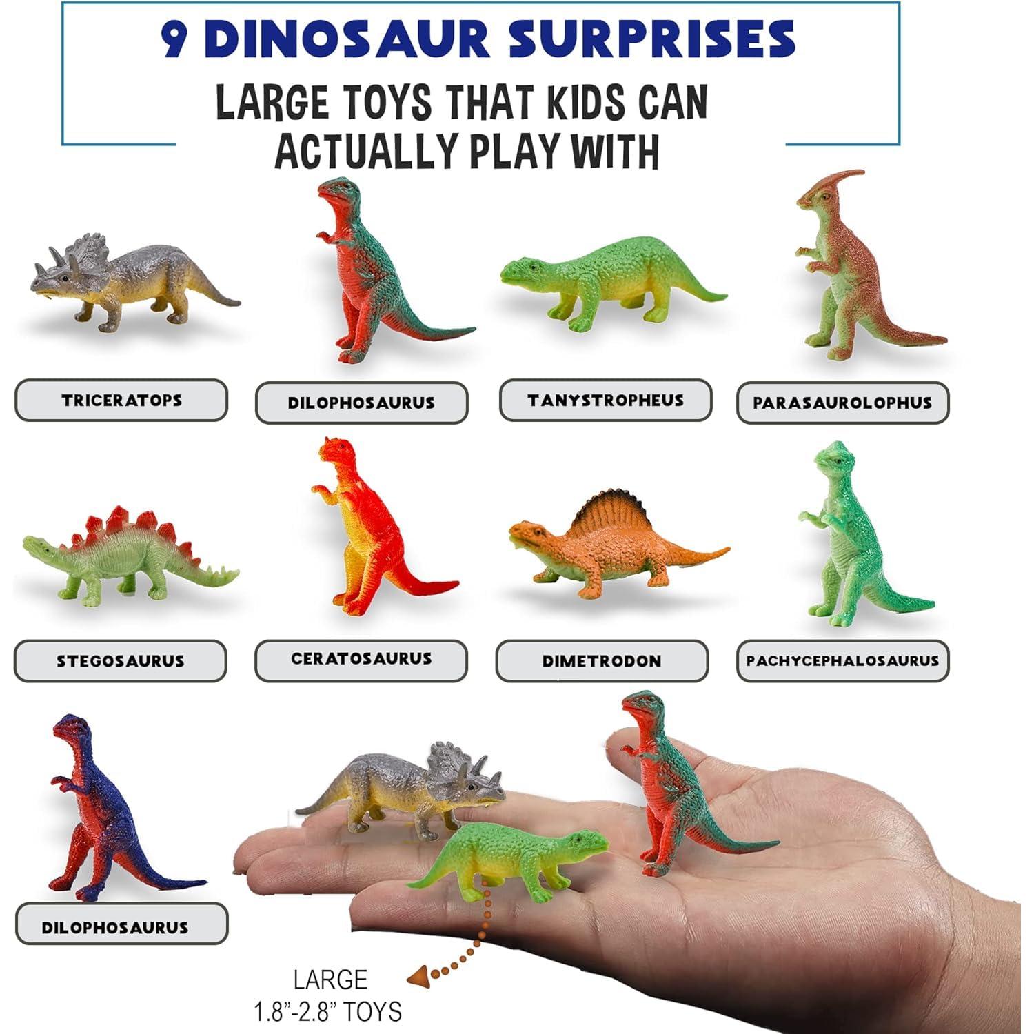 Bolas de Baño Orgánicas para Niños - Set de 9 Huevo DINO