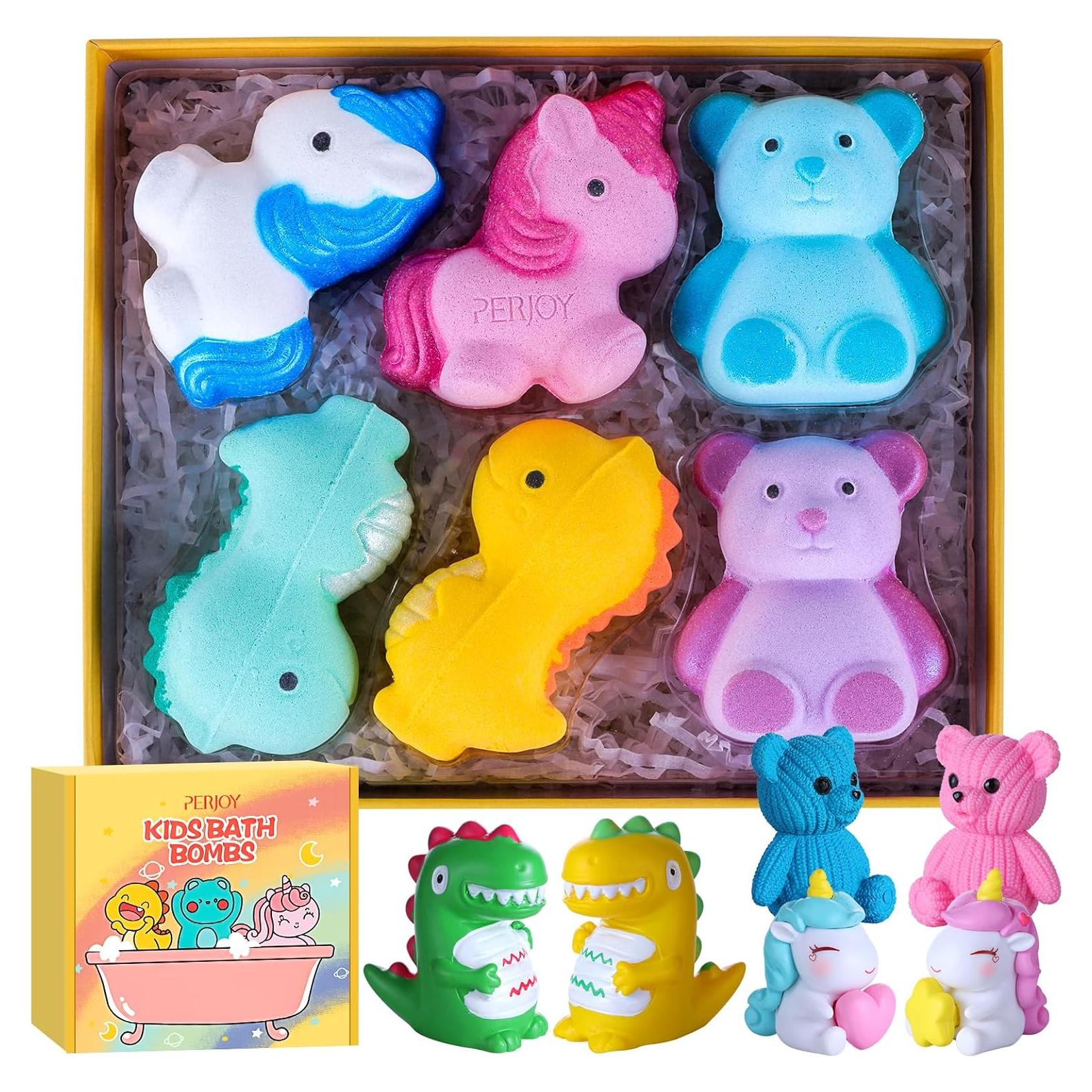 Set de Bombas de Baño Naturales Perjoy para Niños - 6 Piezas