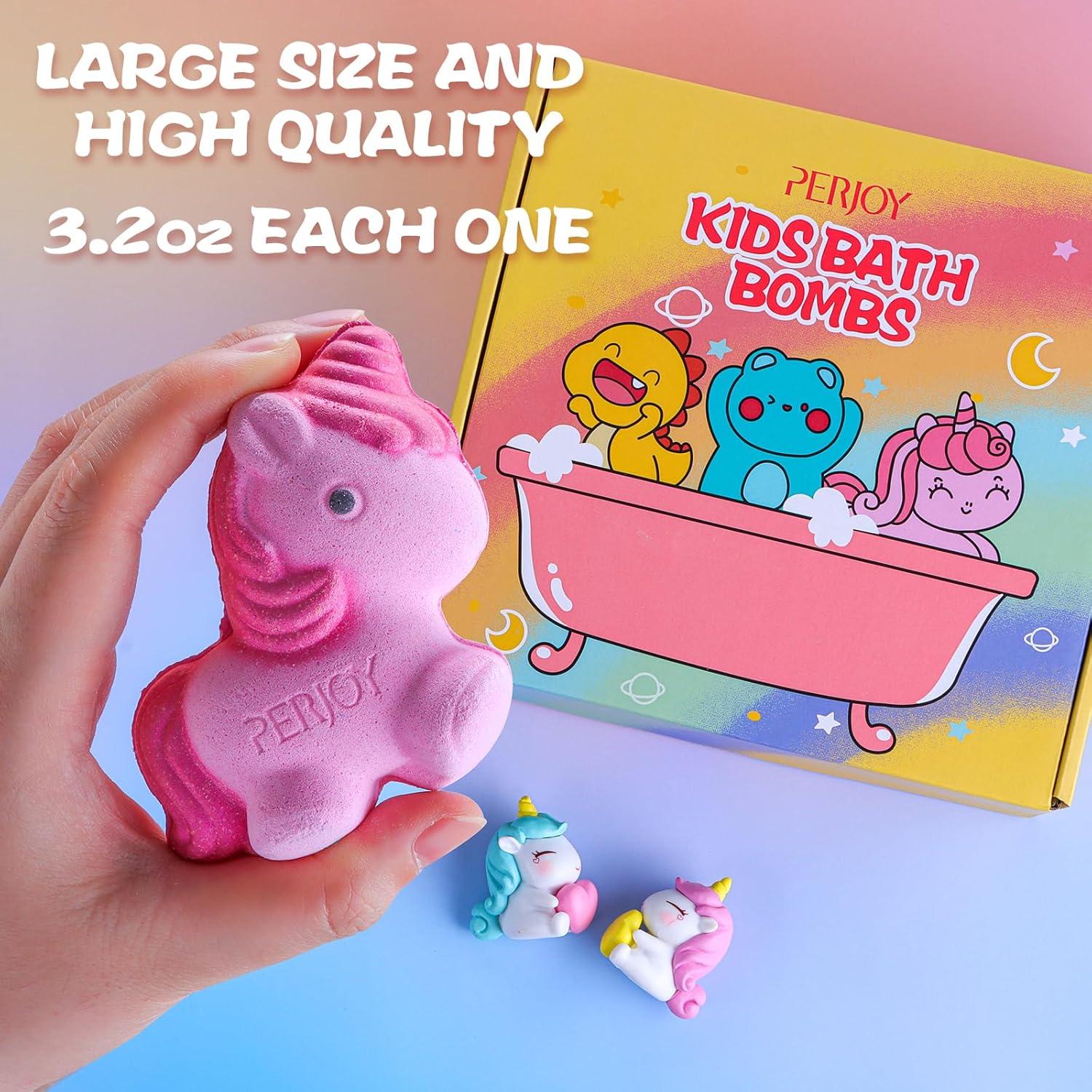 Set de Bombas de Baño Naturales Perjoy para Niños - 6 Piezas