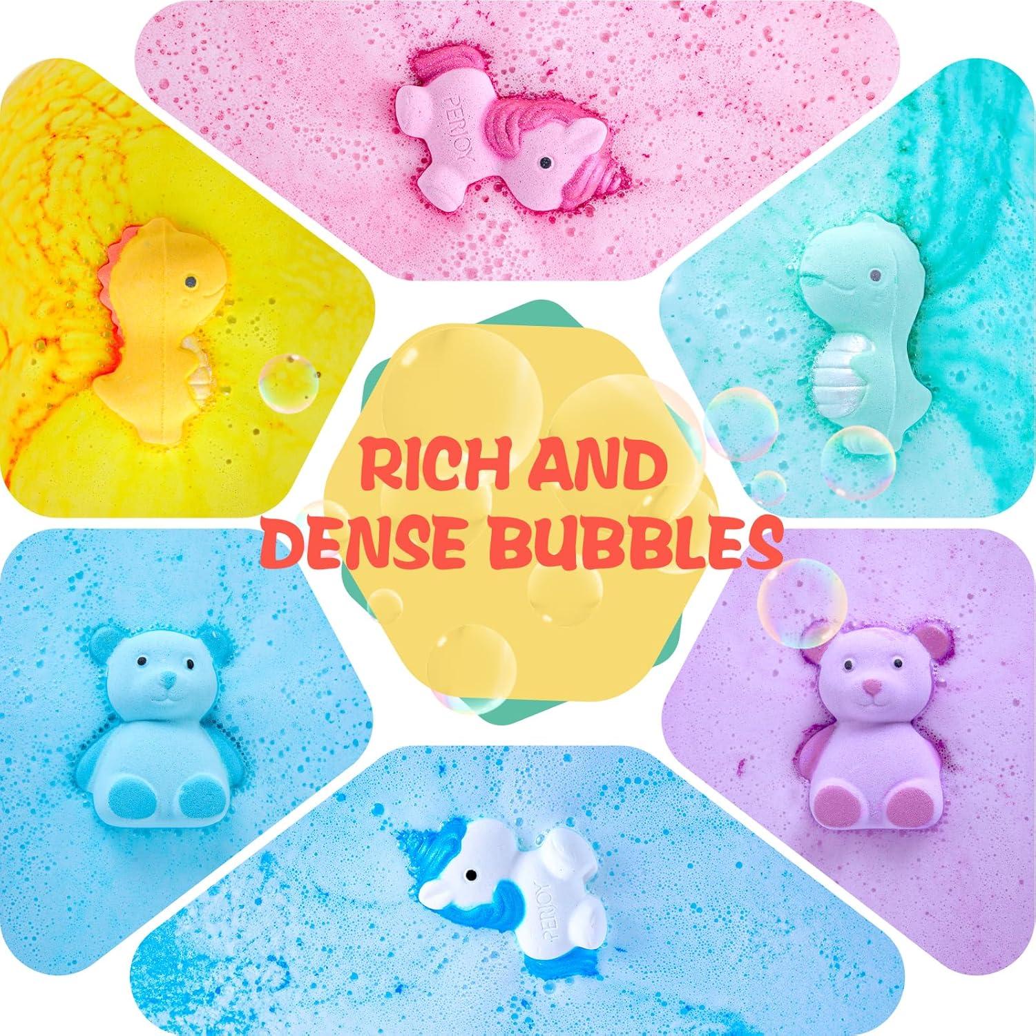 Set de Bombas de Baño Naturales Perjoy para Niños - 6 Piezas