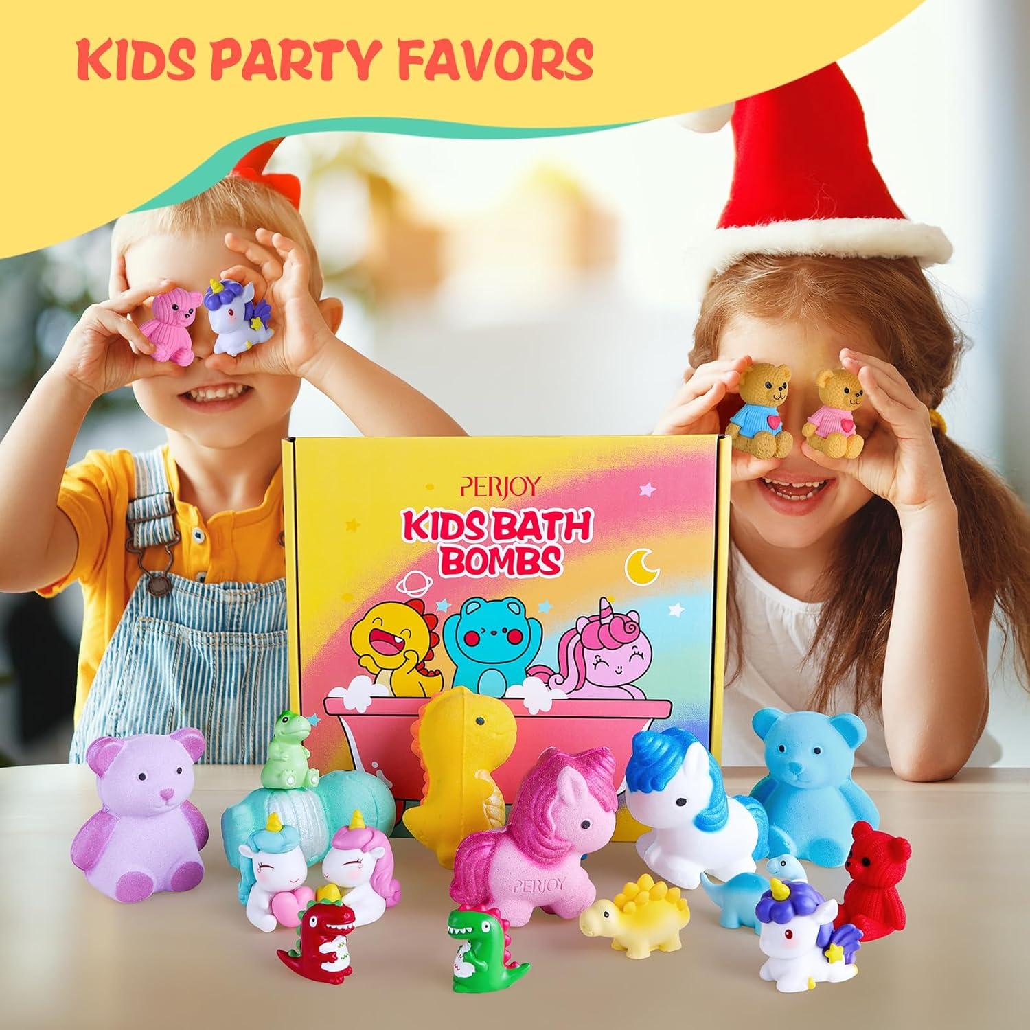 Set de Bombas de Baño Naturales Perjoy para Niños - 6 Piezas