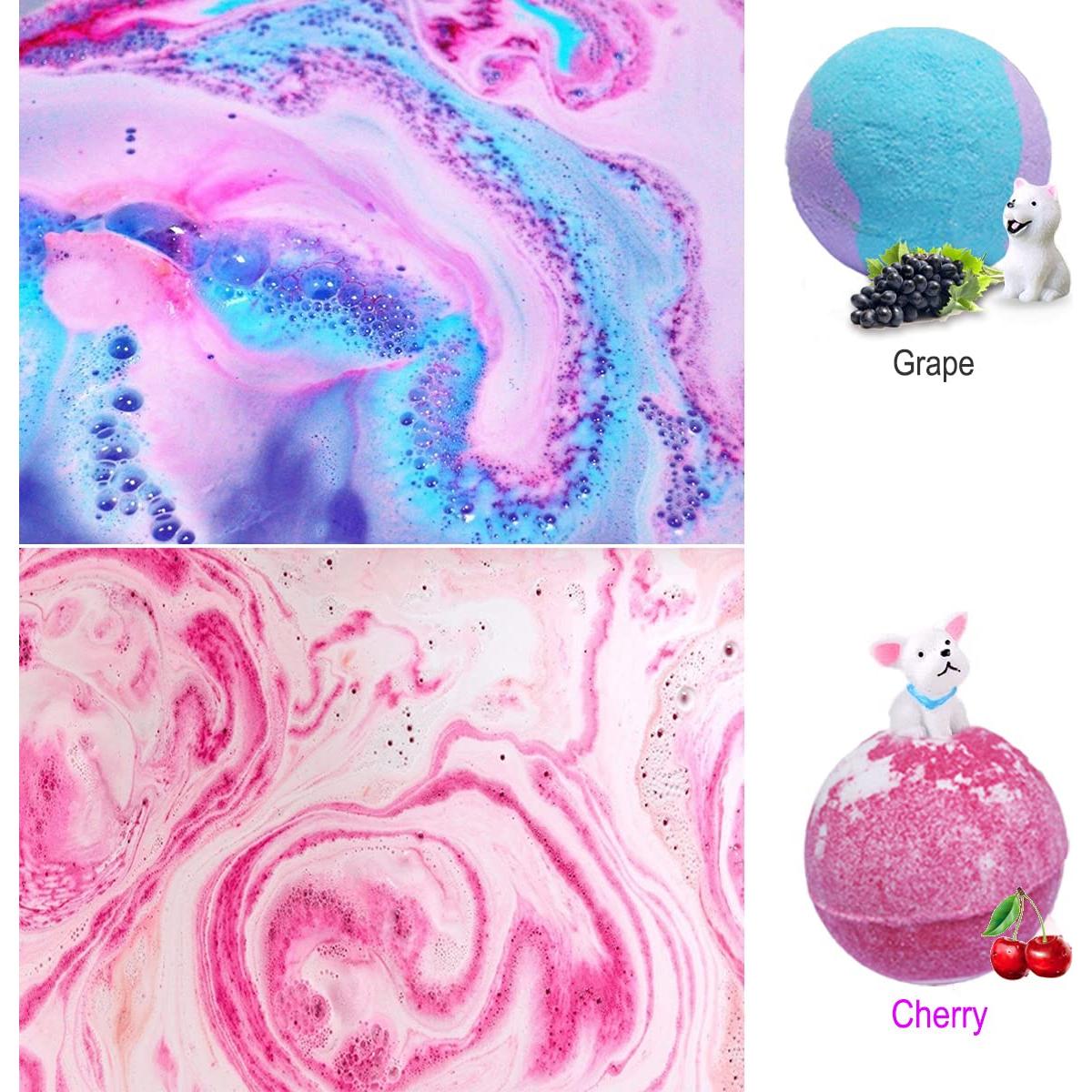 Bombas de Baño para Niños SZNASC 12 Piezas 99g Aromas Divertidos