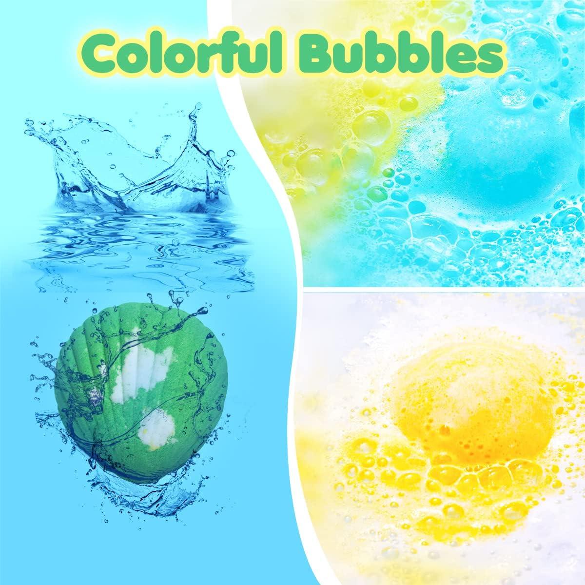 Set de 12 Bombas de Baño Santrela con Juguetes Sorpresa