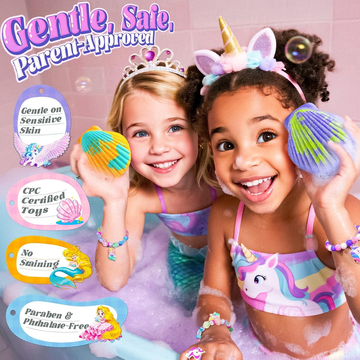 Bombas de Baño Aromáticas BreezeDream - Set de 12 con Juguetes