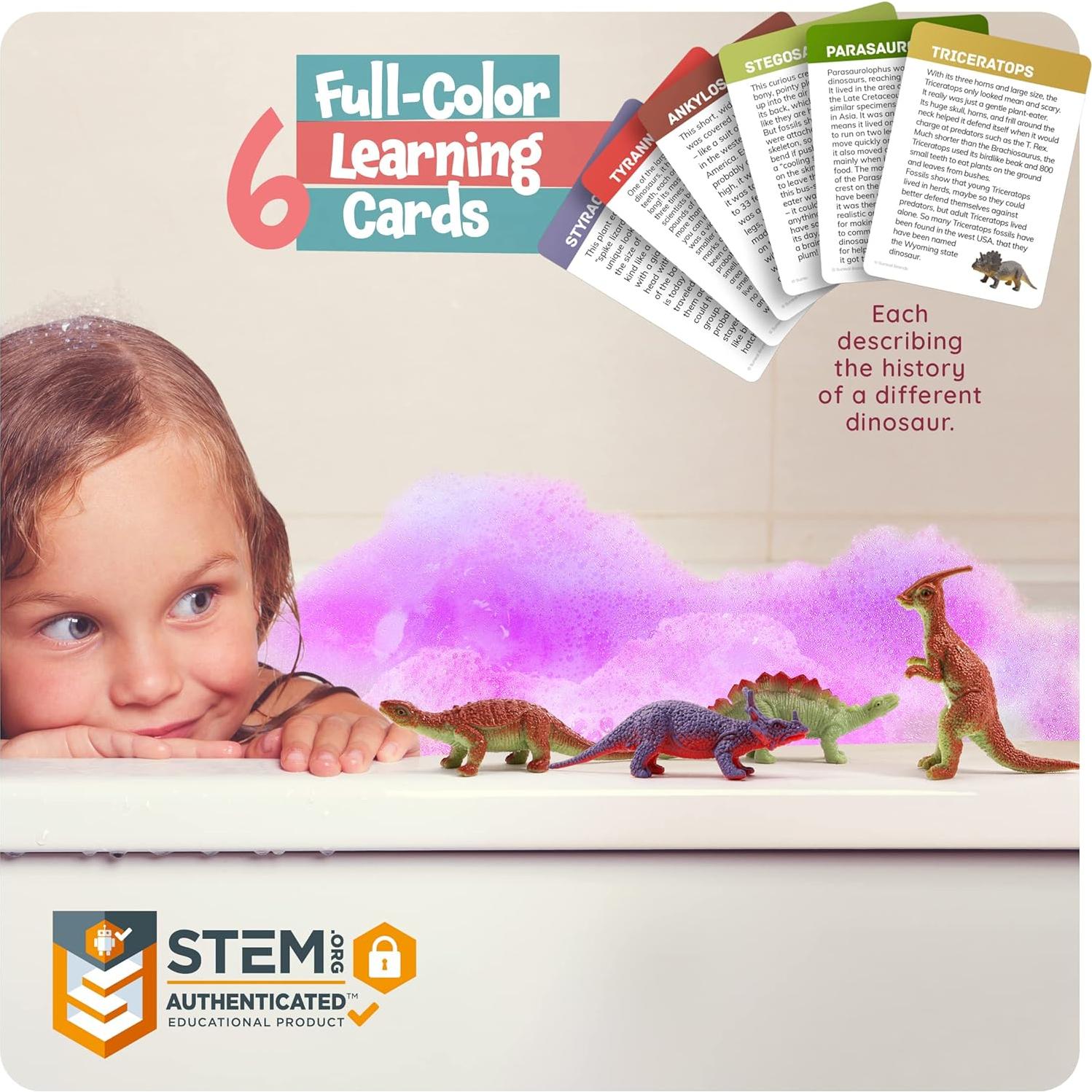 Bombas de Baño de Dinosaurio Dan&Darci - 6 Huevos Efervescentes