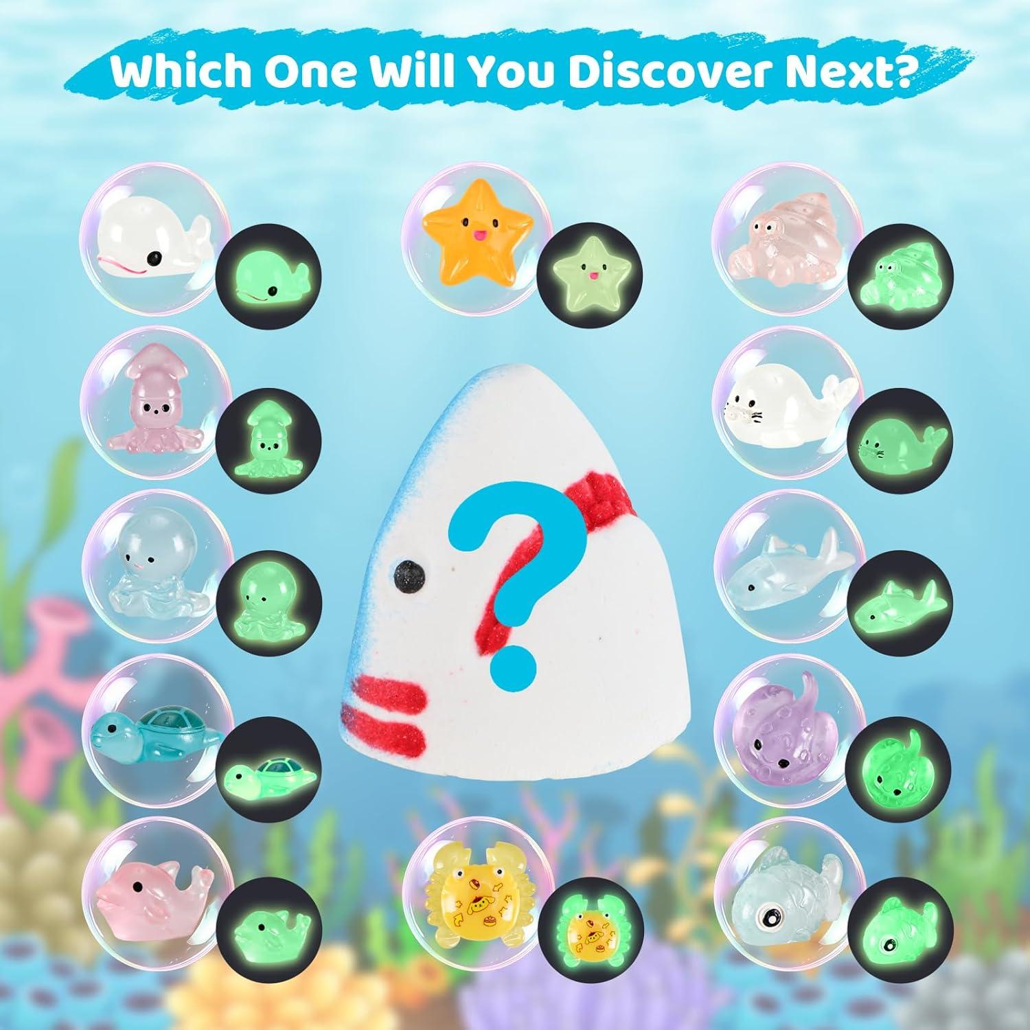 Bombas de Baño para Niños BubFroo - 6 Piezas con Juguetes