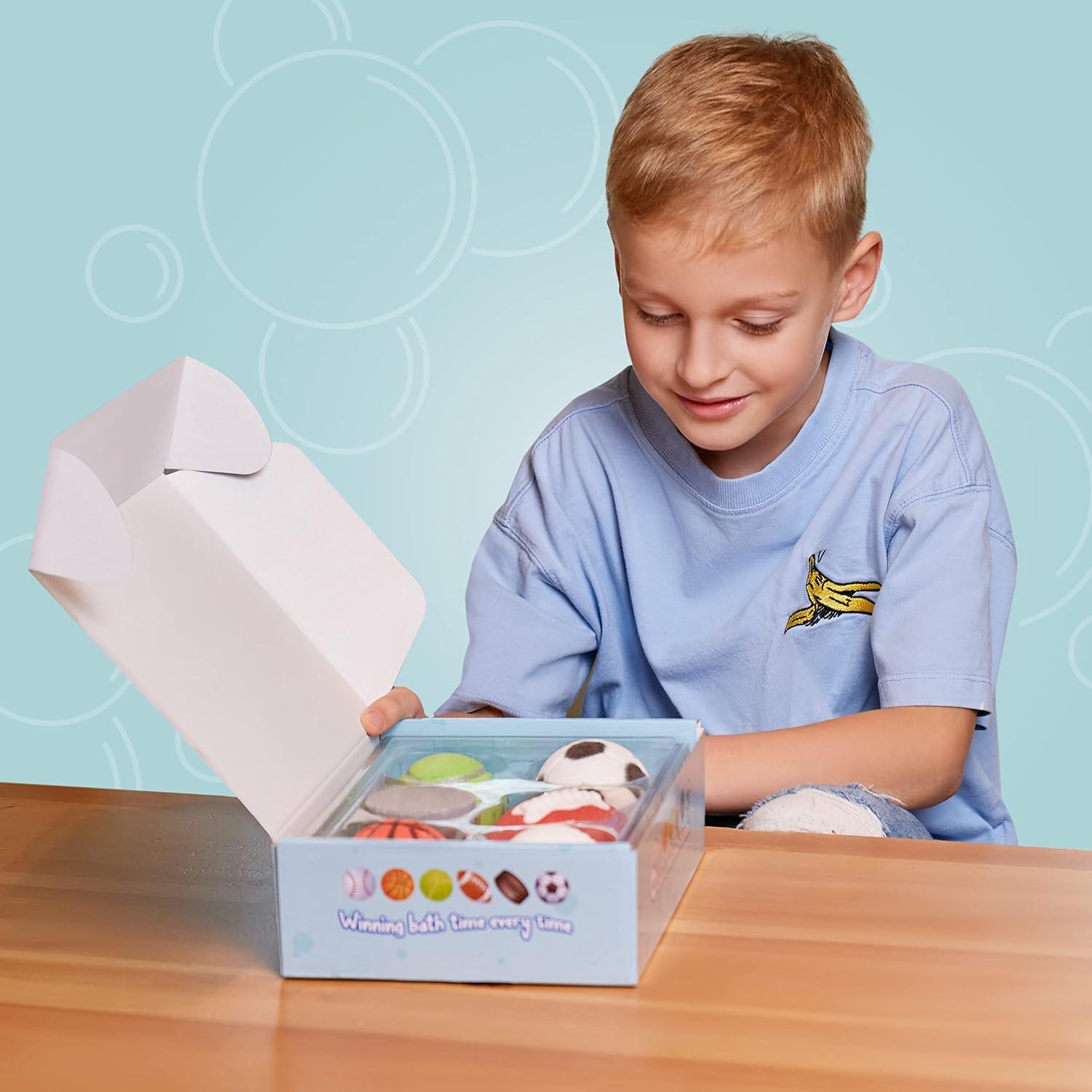 Set de 6 Bombas de Baño Deportivas Bathletes - Juguetes para Niños