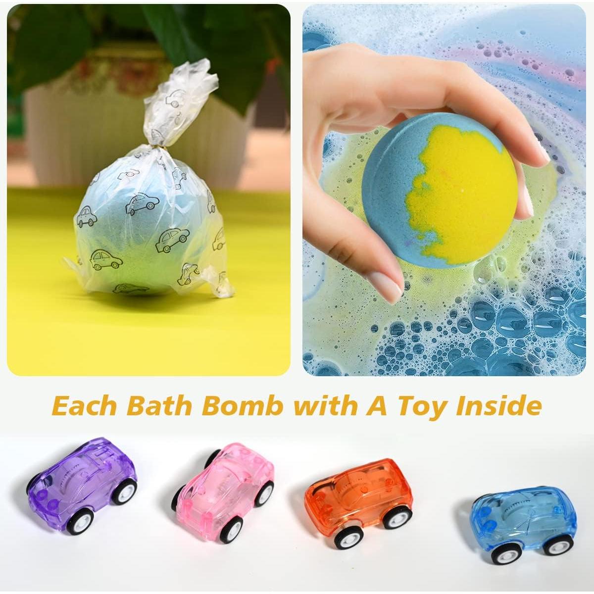 Set de 9 Bombas de Baño Santrela con Juguetes Sorpresa