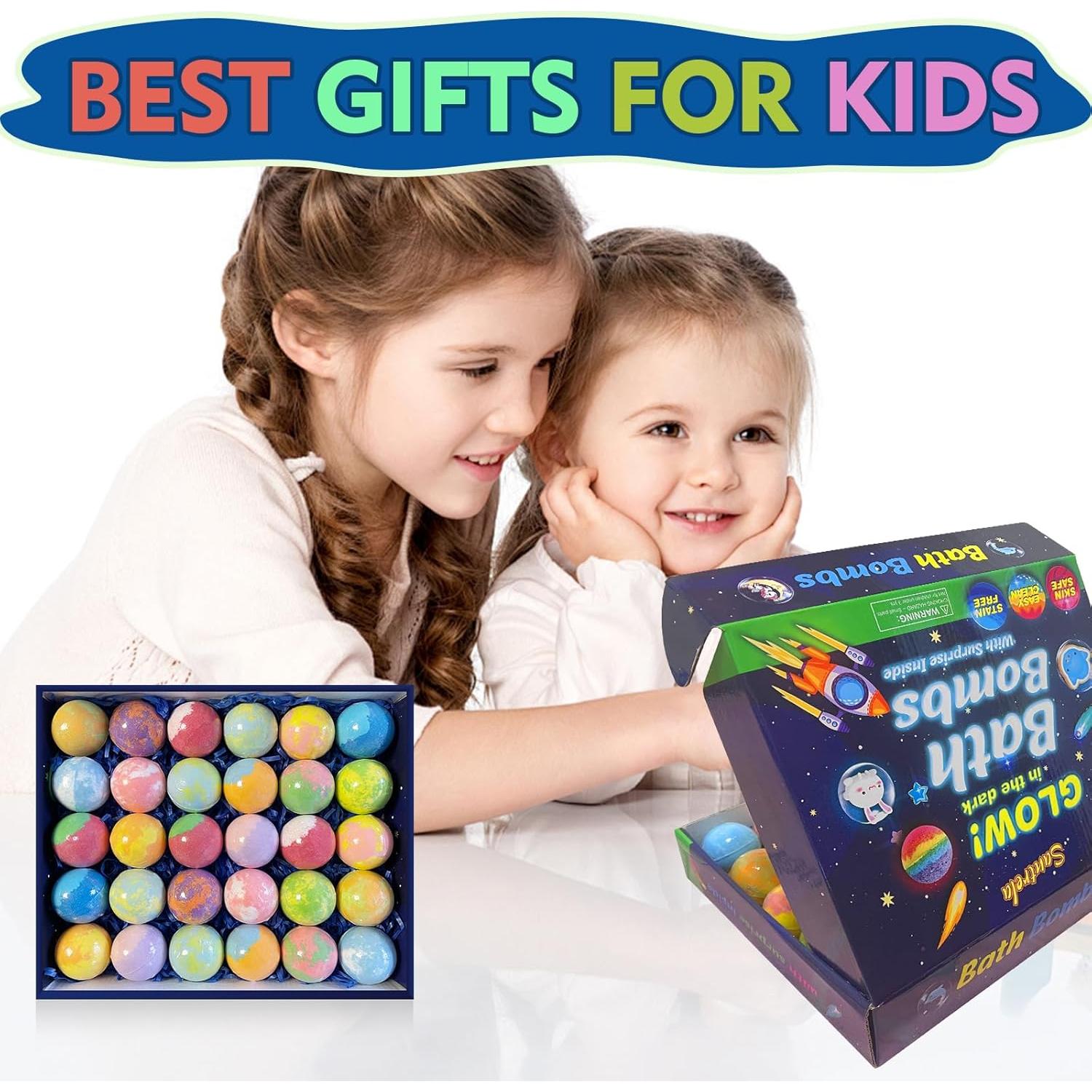 Set de 30 Bombas de Baño con Juguetes Brillantes DSW