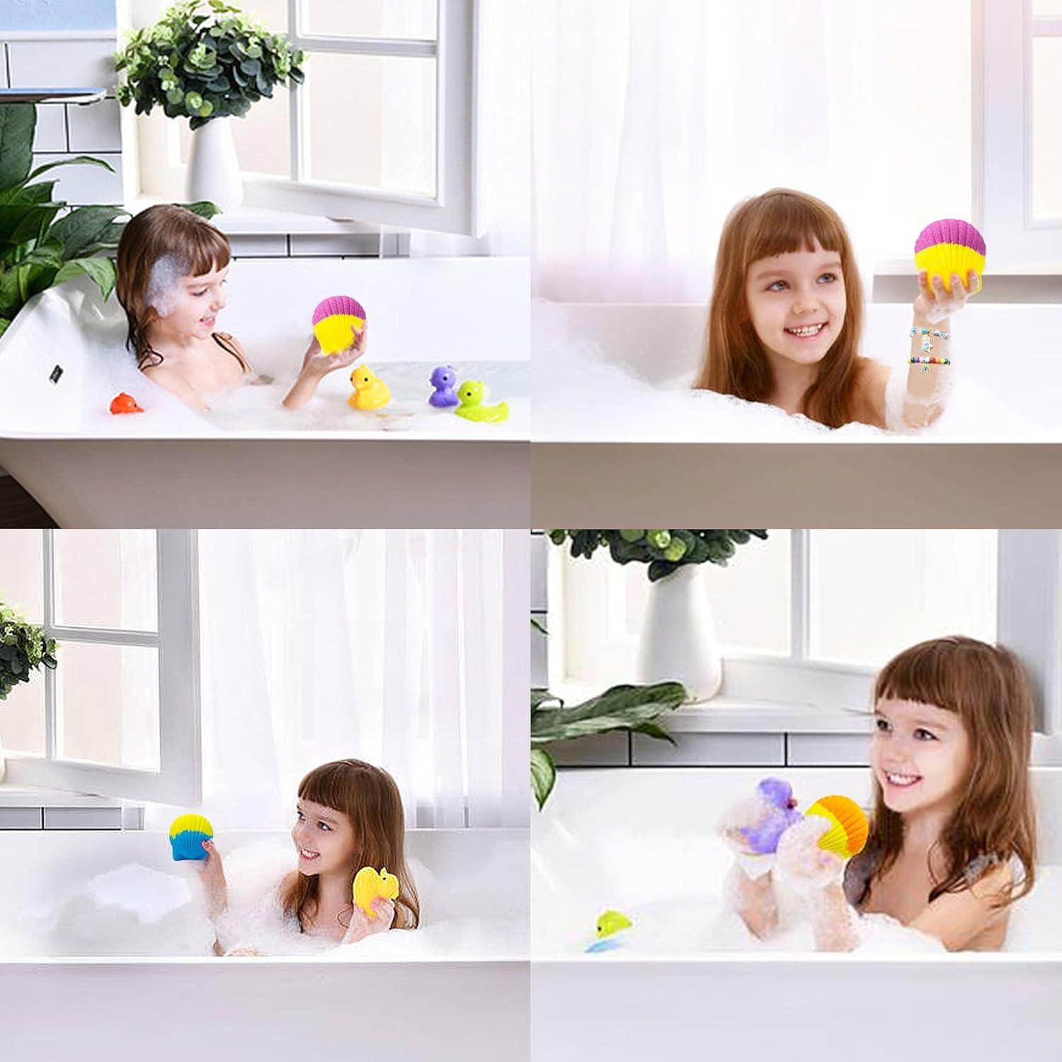 Bombas de Baño Foxandern para Niñas - 6 Piezas con Joyería Sorpresa