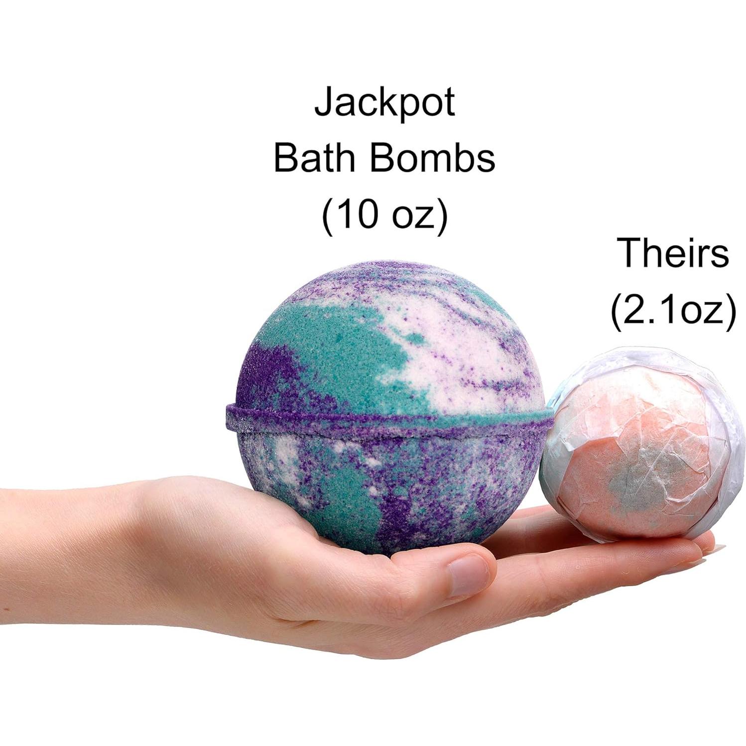 Bomba de Baño Extra Grande Jackpot Candles 10 oz con Anillo Sorpresa