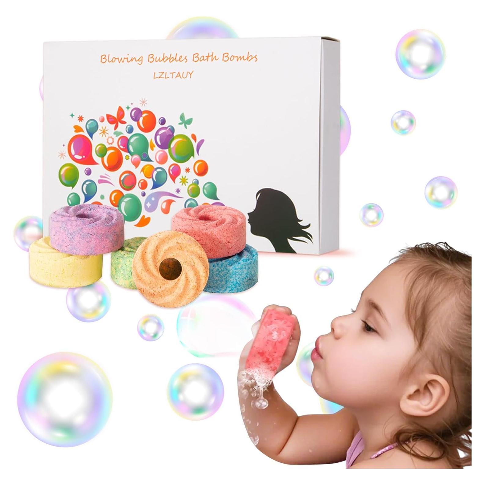 Bombas de Baño Naturales para Niños Lanshanzhuoshen - 6 Aromas