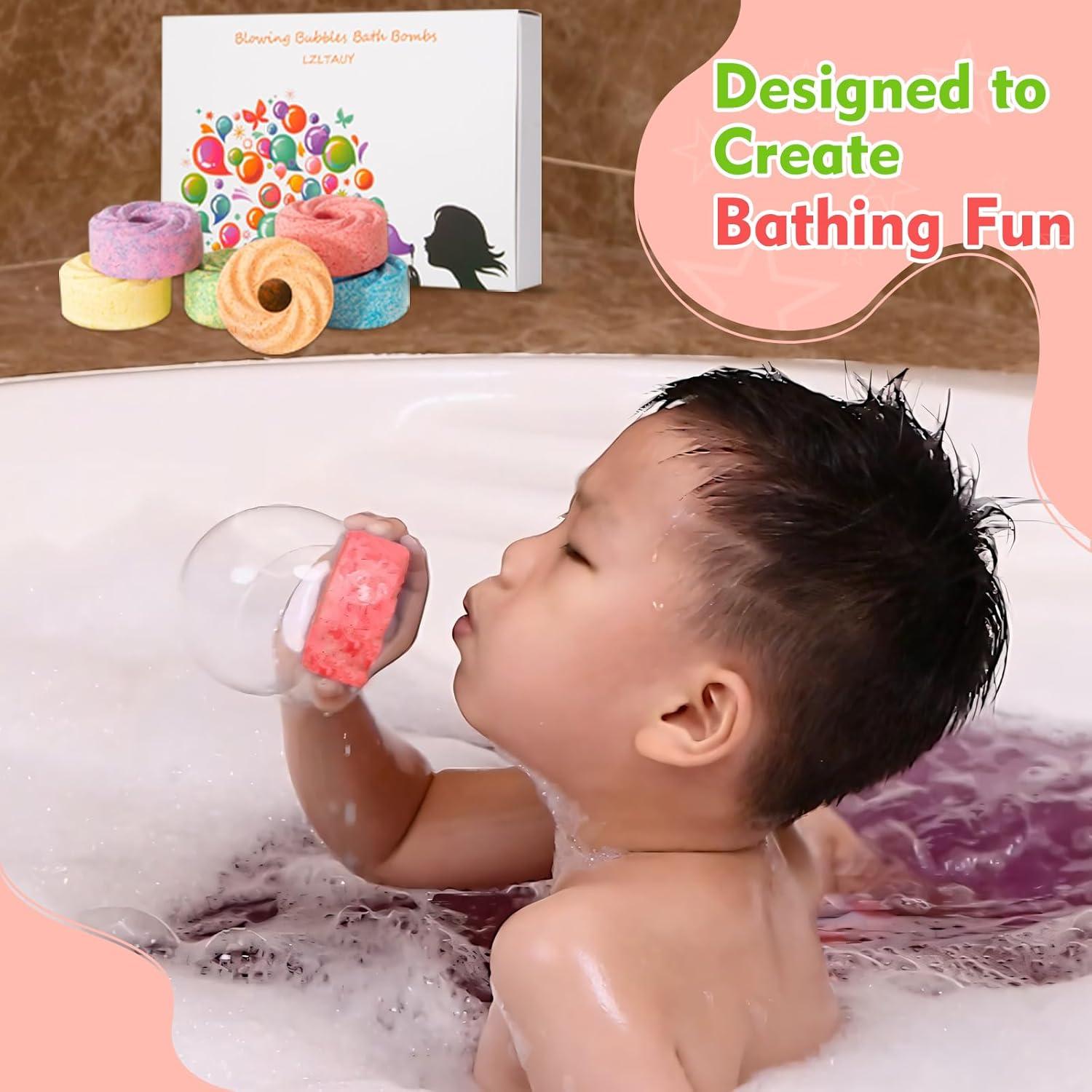 Bombas de Baño Naturales para Niños Lanshanzhuoshen - 6 Aromas