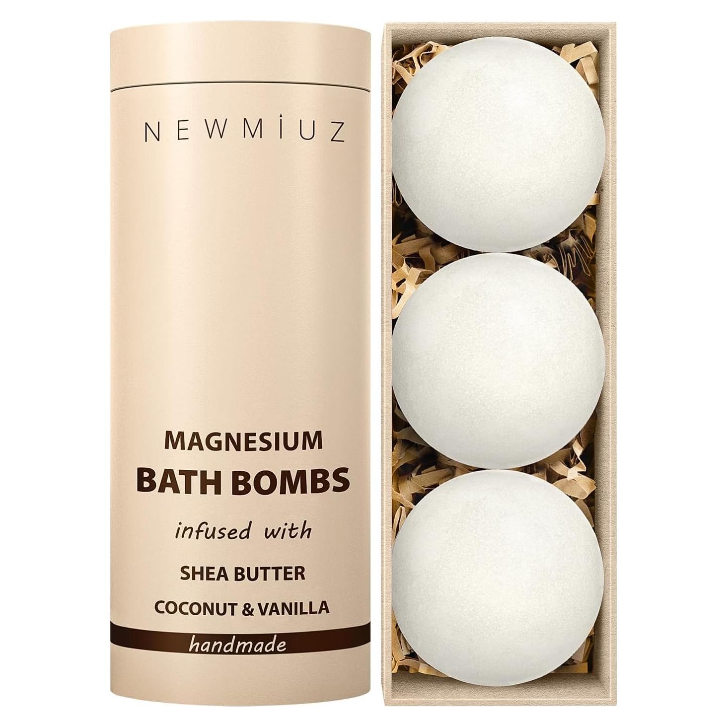 Bolas de Baño de Magnesio New Miuz - Alivio Muscular 300g