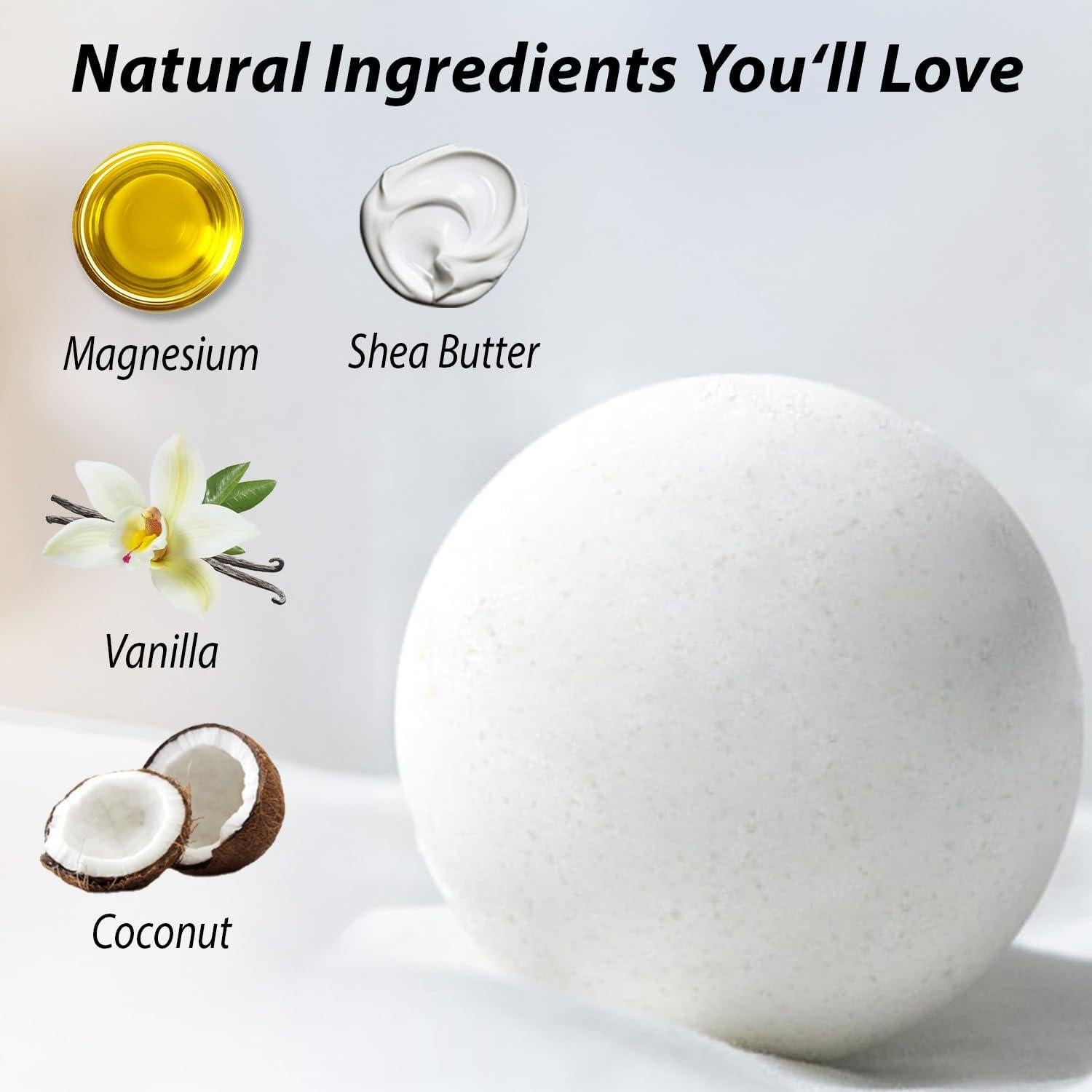 Bolas de Baño de Magnesio New Miuz - Alivio Muscular 300g