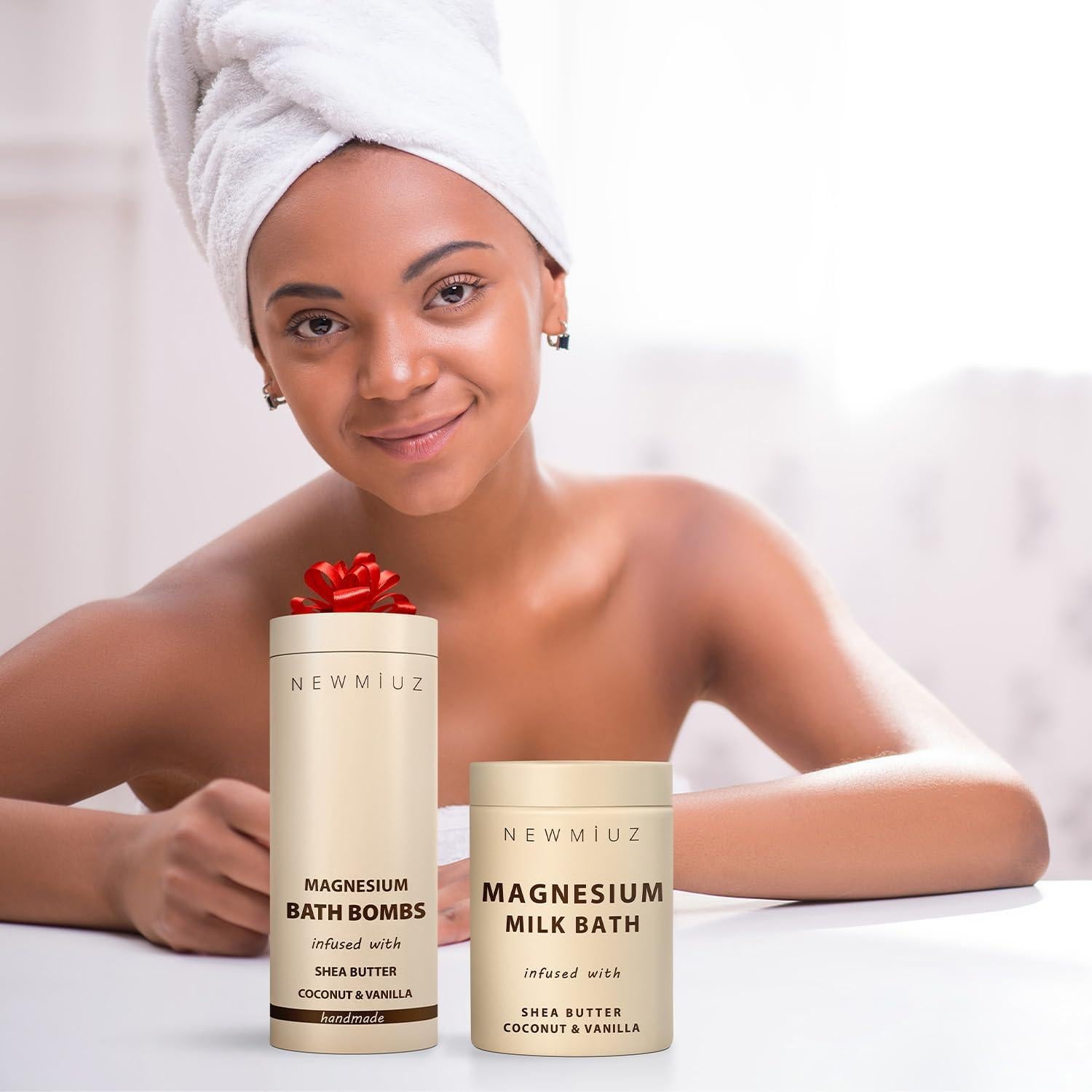 Bolas de Baño de Magnesio New Miuz - Alivio Muscular 300g