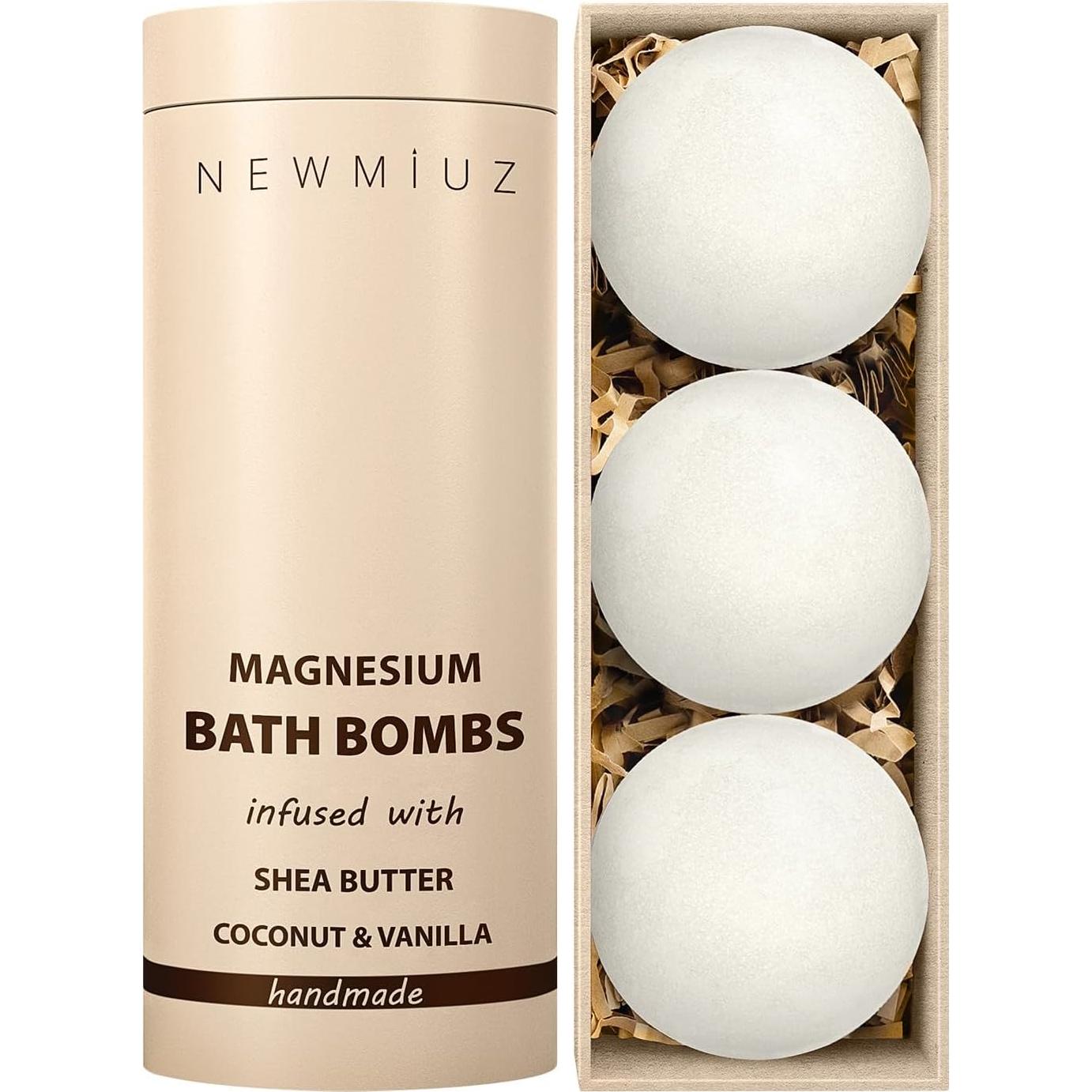 Bolas de Baño de Magnesio New Miuz - Alivio Muscular 300g