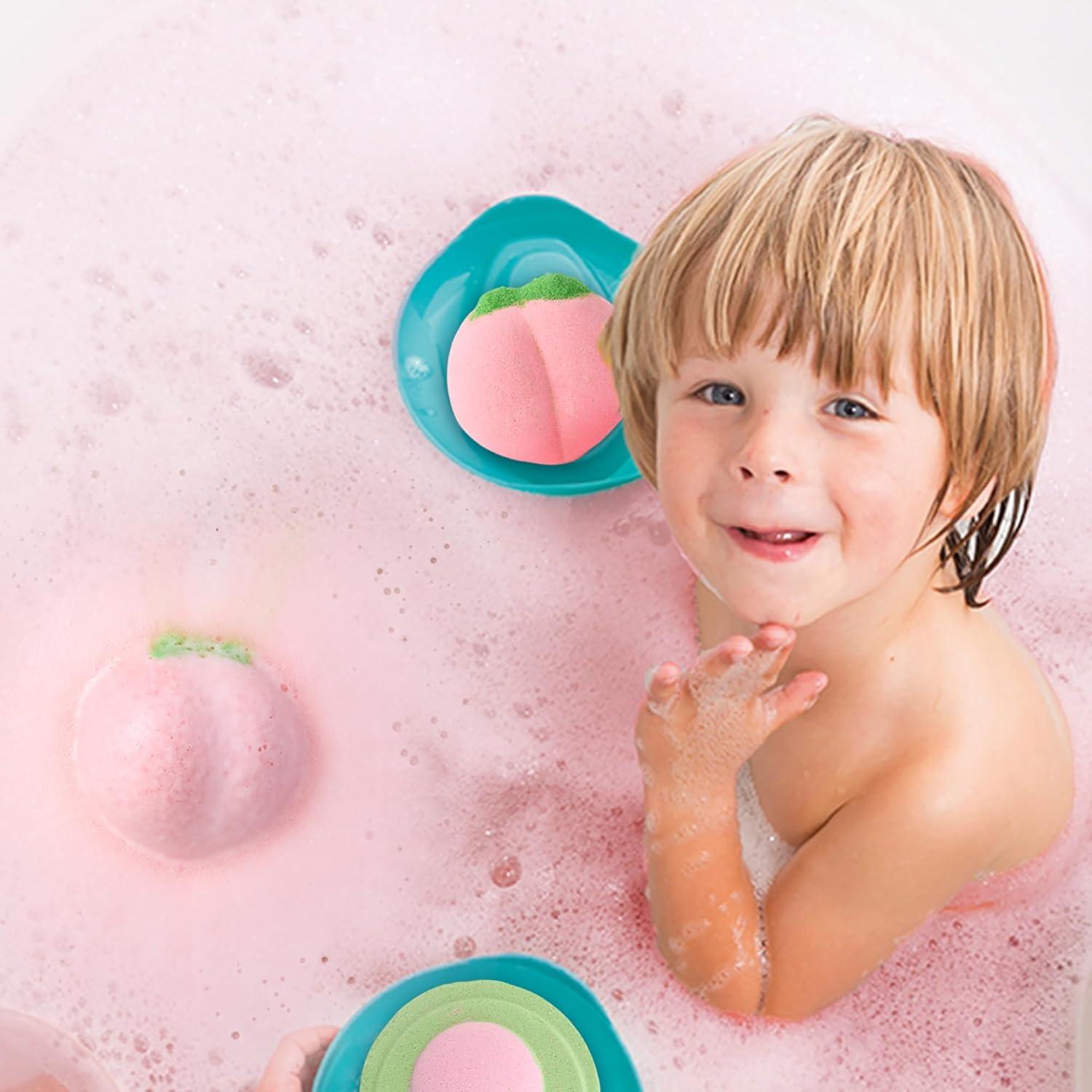 Set de 6 Bombas de Baño Naturales para Niños con Juguete Sorpresa